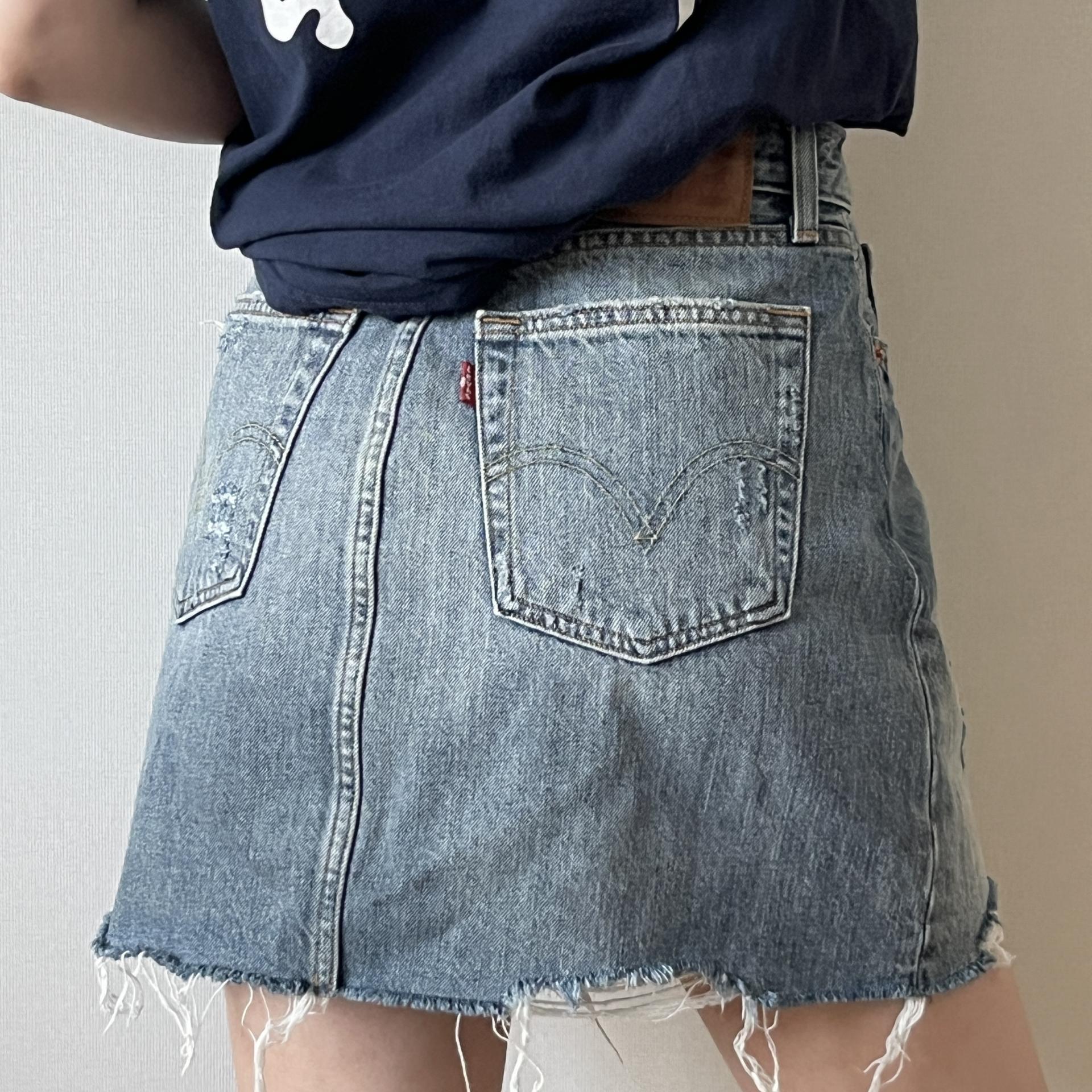 [ WOMAN ] LEVI'S Original Denim Mini Skirt