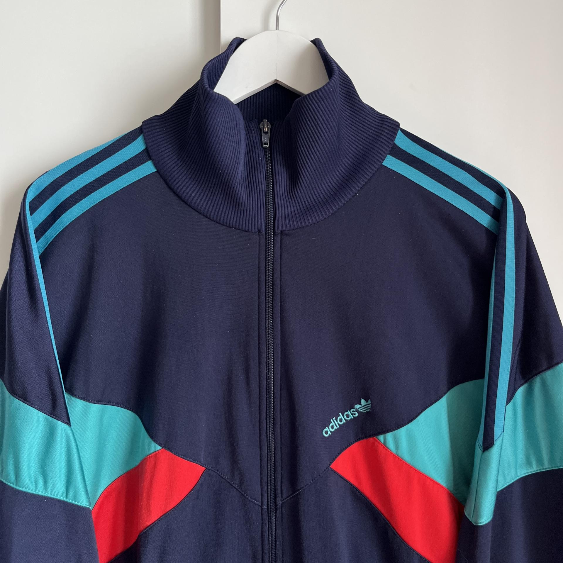 [ UNISEX ] ADIDAS Adidas 80s-90s Old School Track Jersey Jacket