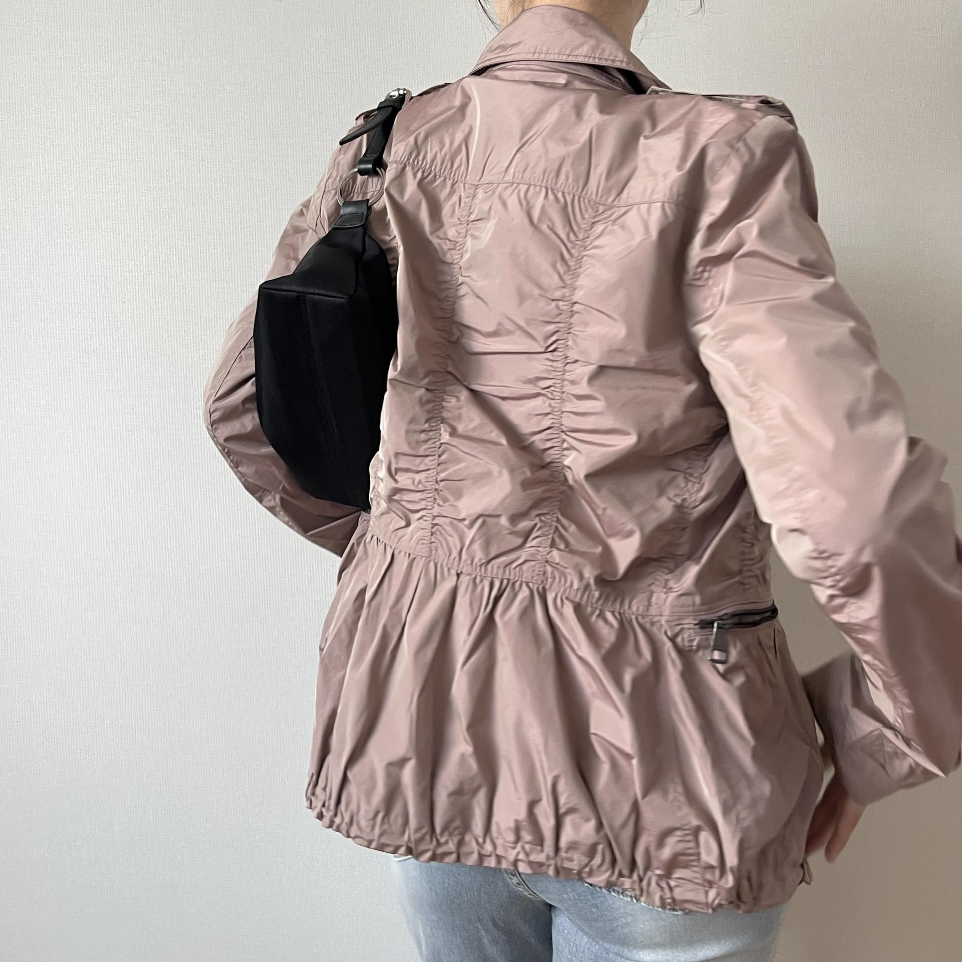 [ WOMAN ] BURBERRY London Shirred Jacket