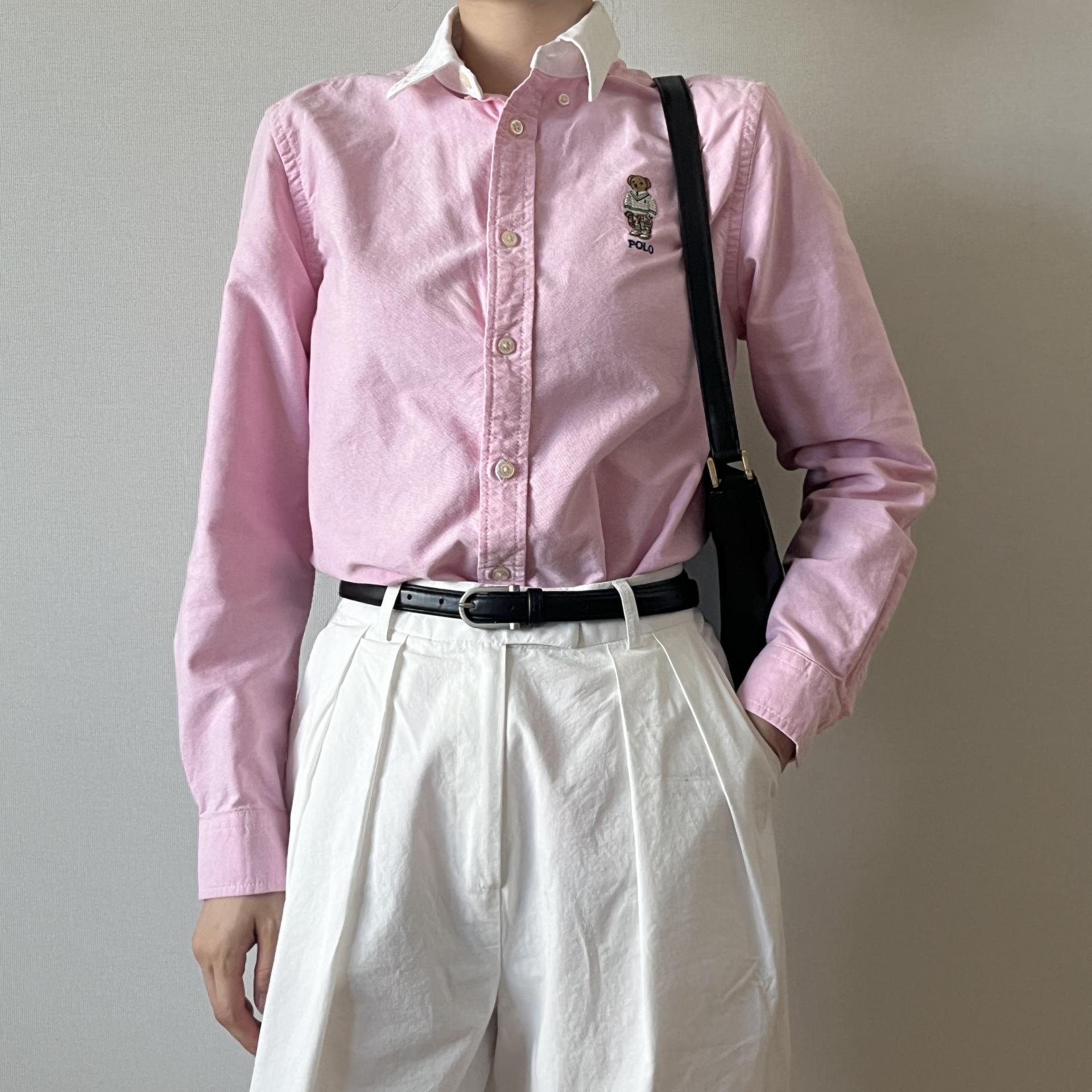 [ WOMAN ] Polo Ralph Lauren Bear cotton 100% Shirt