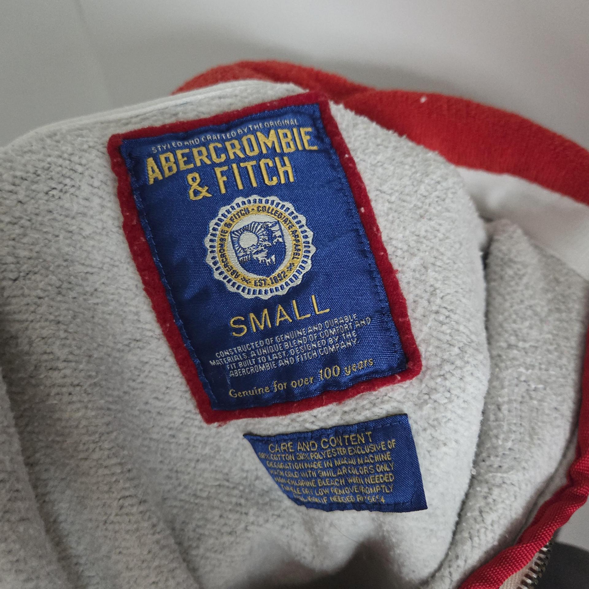 Abercrombie & Fitch Embroidered High-Neck Track Zip-Up Sweatshirt