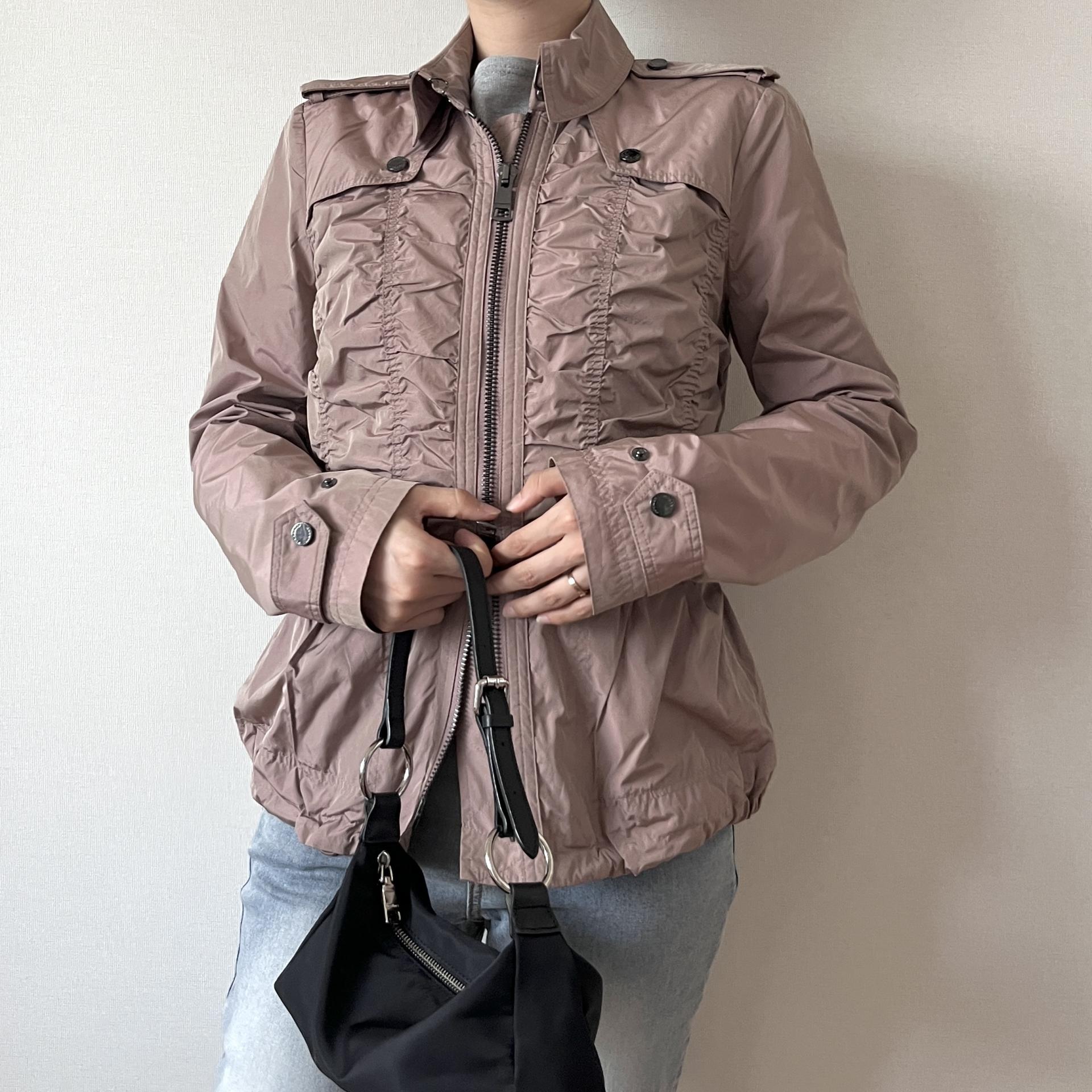 [ WOMAN ] BURBERRY London Shirred Jacket