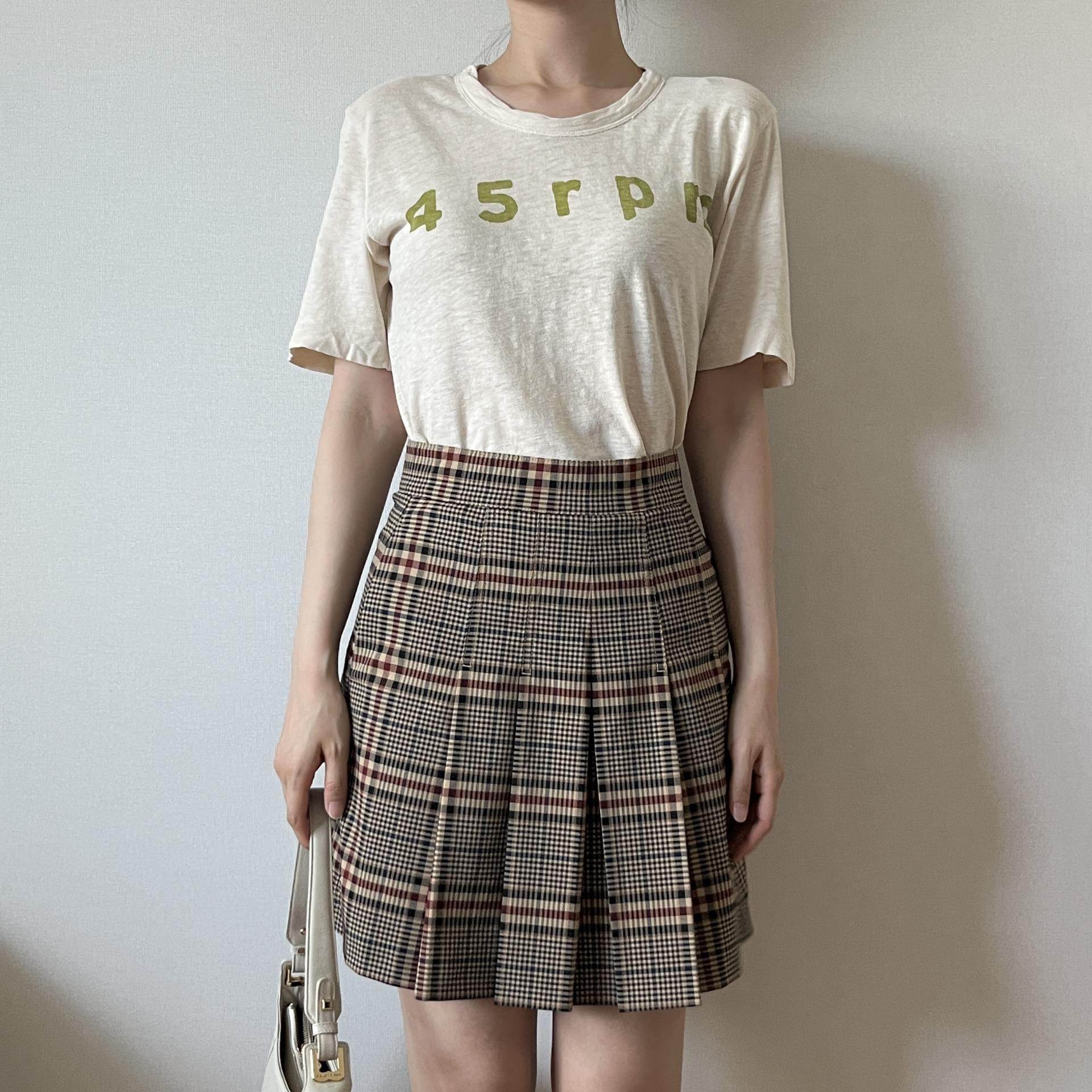 [ WOMAN ] 45rpm Original Logo Crewneck