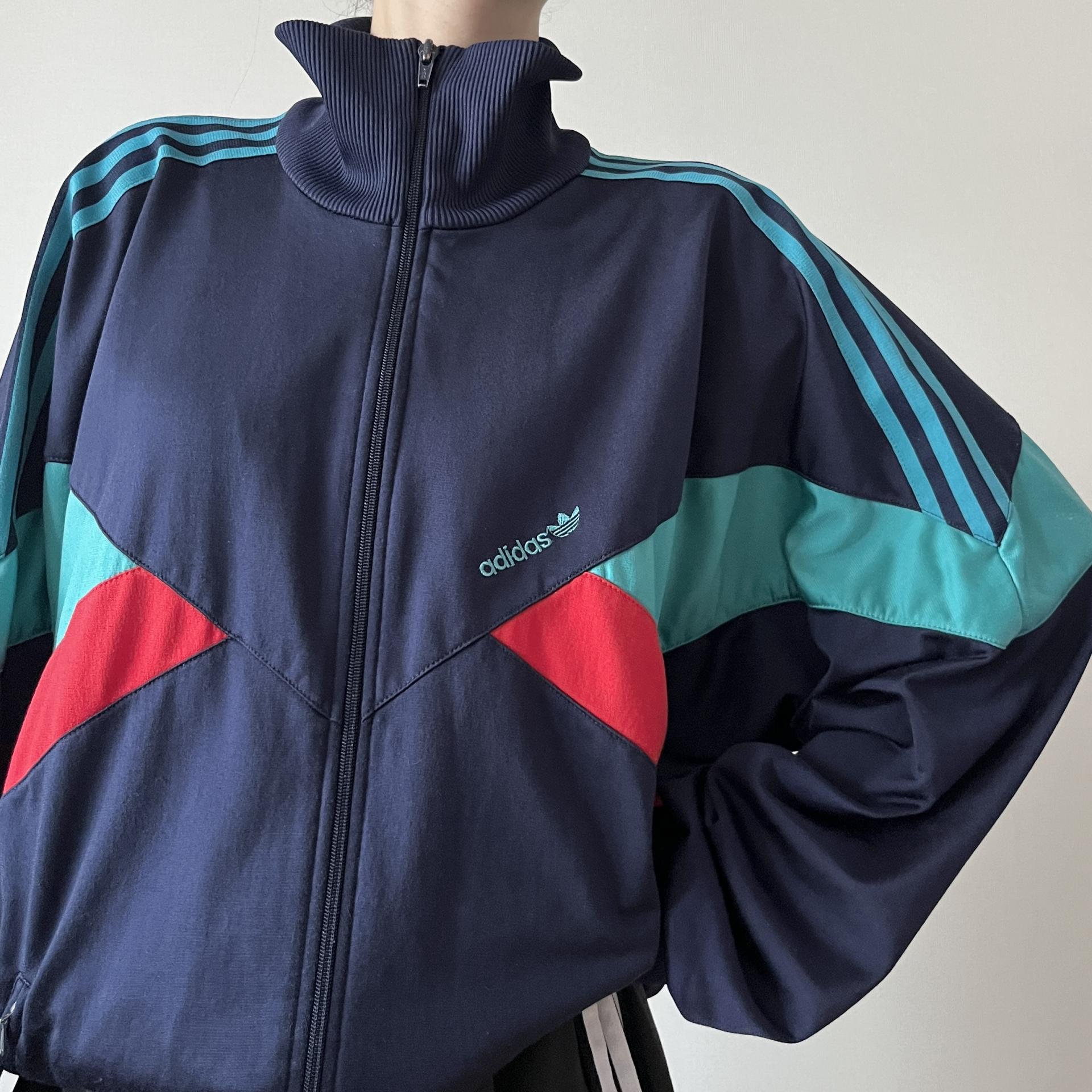 [ UNISEX ] ADIDAS Adidas 80s-90s Old School Track Jersey Jacket