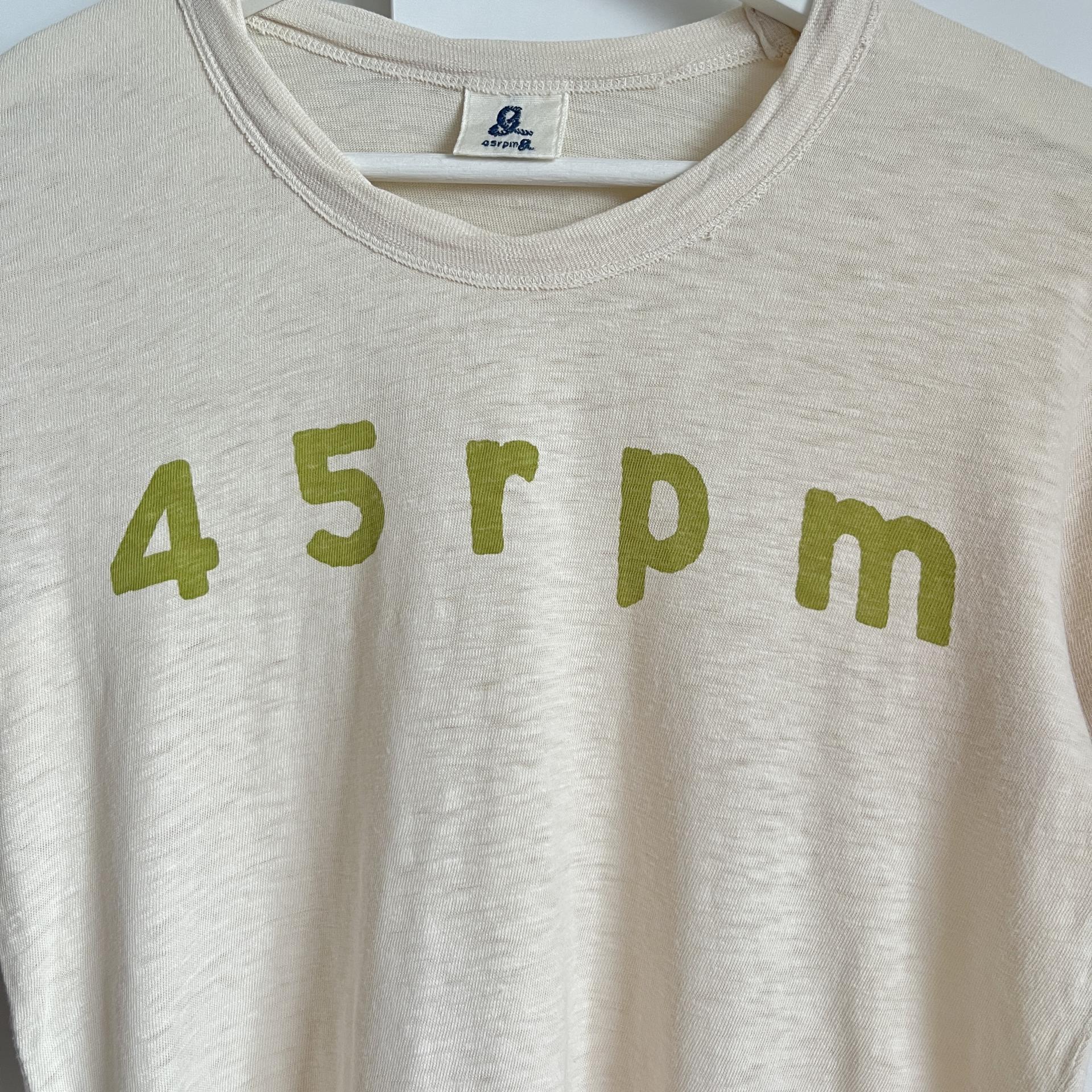 [ WOMAN ] 45rpm Original Logo Crewneck