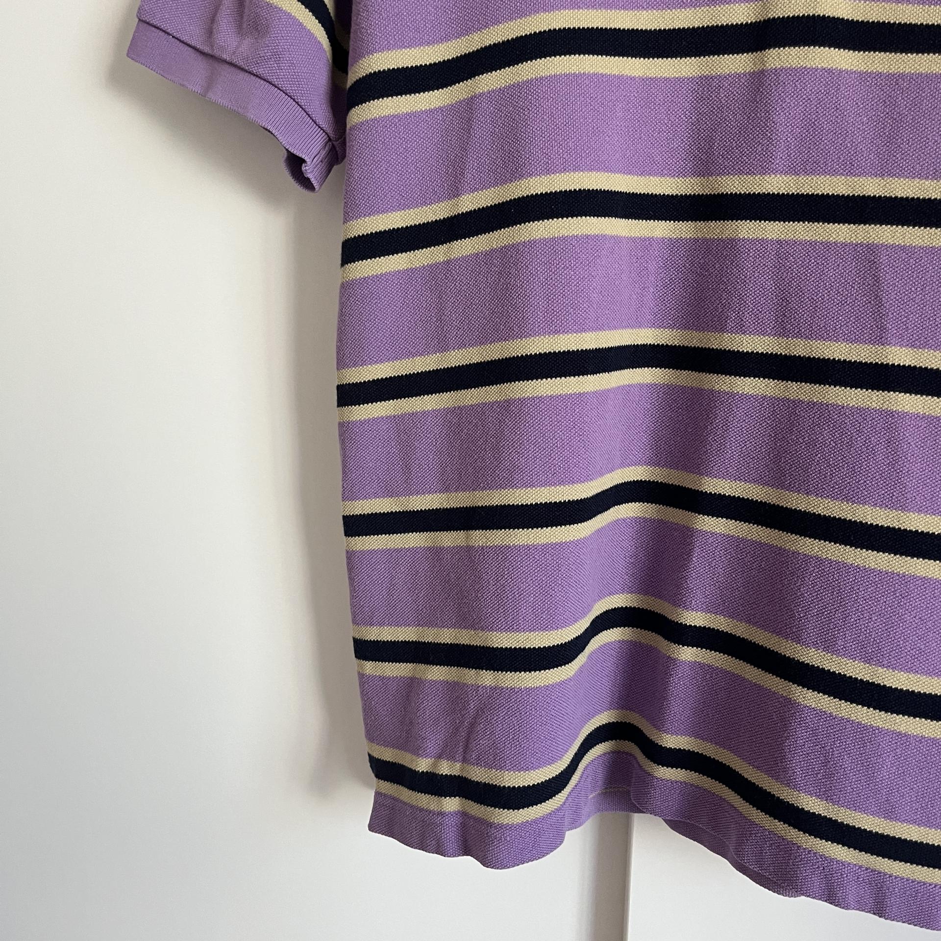 [ UNISEX ] BAPE A Bathing Ape Stripe PK Shirt ( Made in JAPAN )