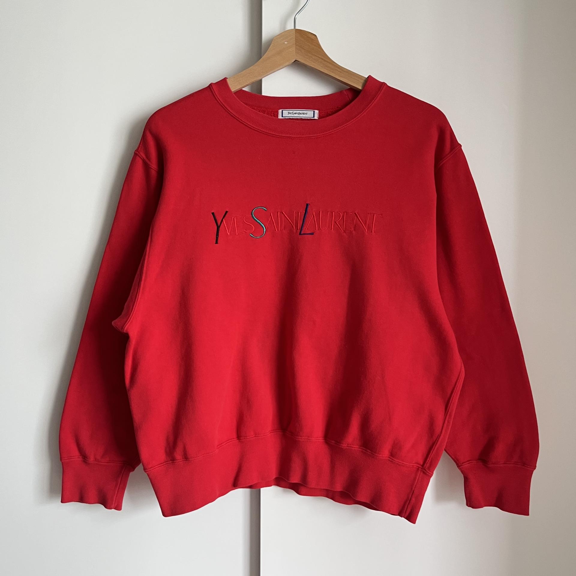 [ WOMAN ] Yves Saint Laurent 90s Old School Sweatshirt