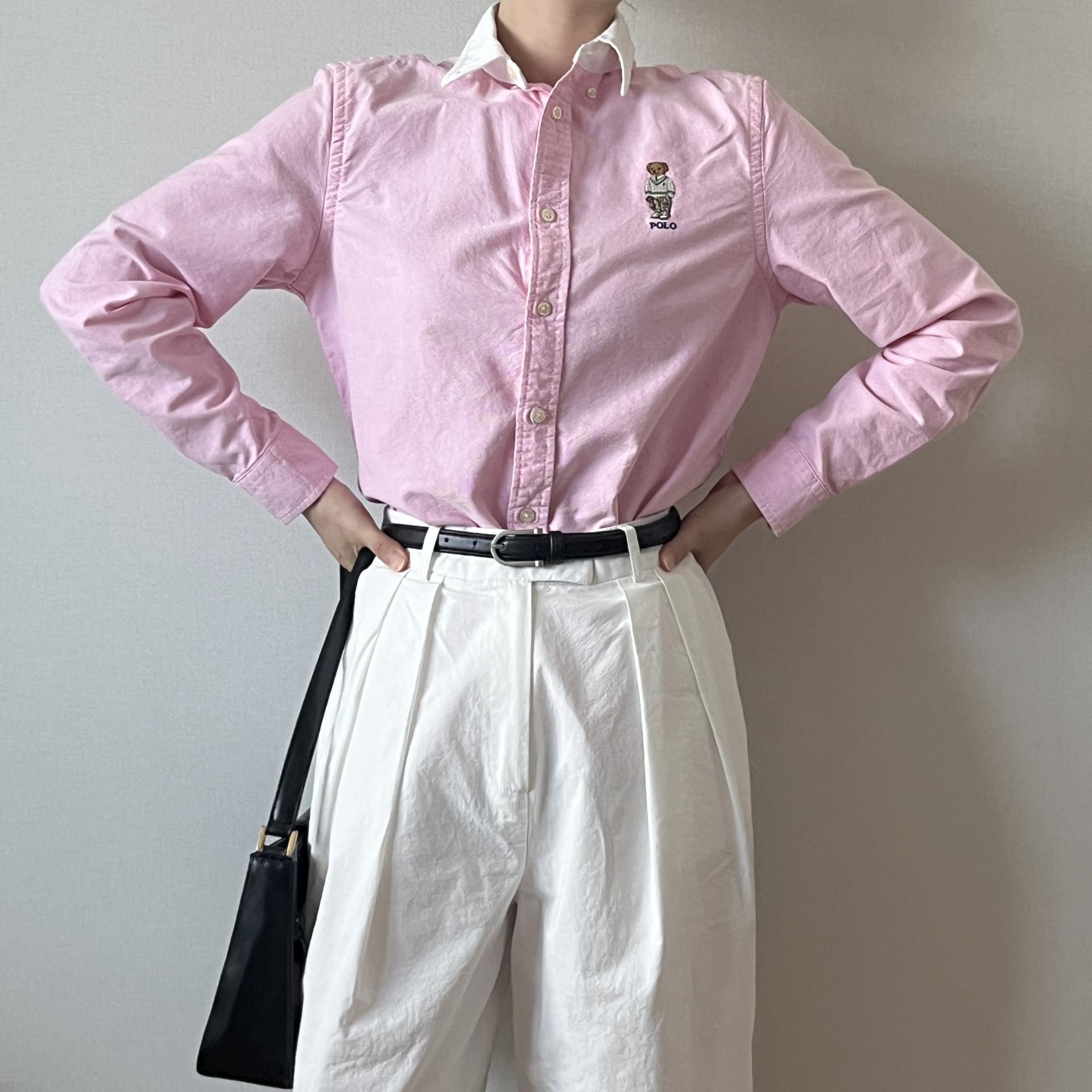 [ WOMAN ] Polo Ralph Lauren Bear cotton 100% Shirt