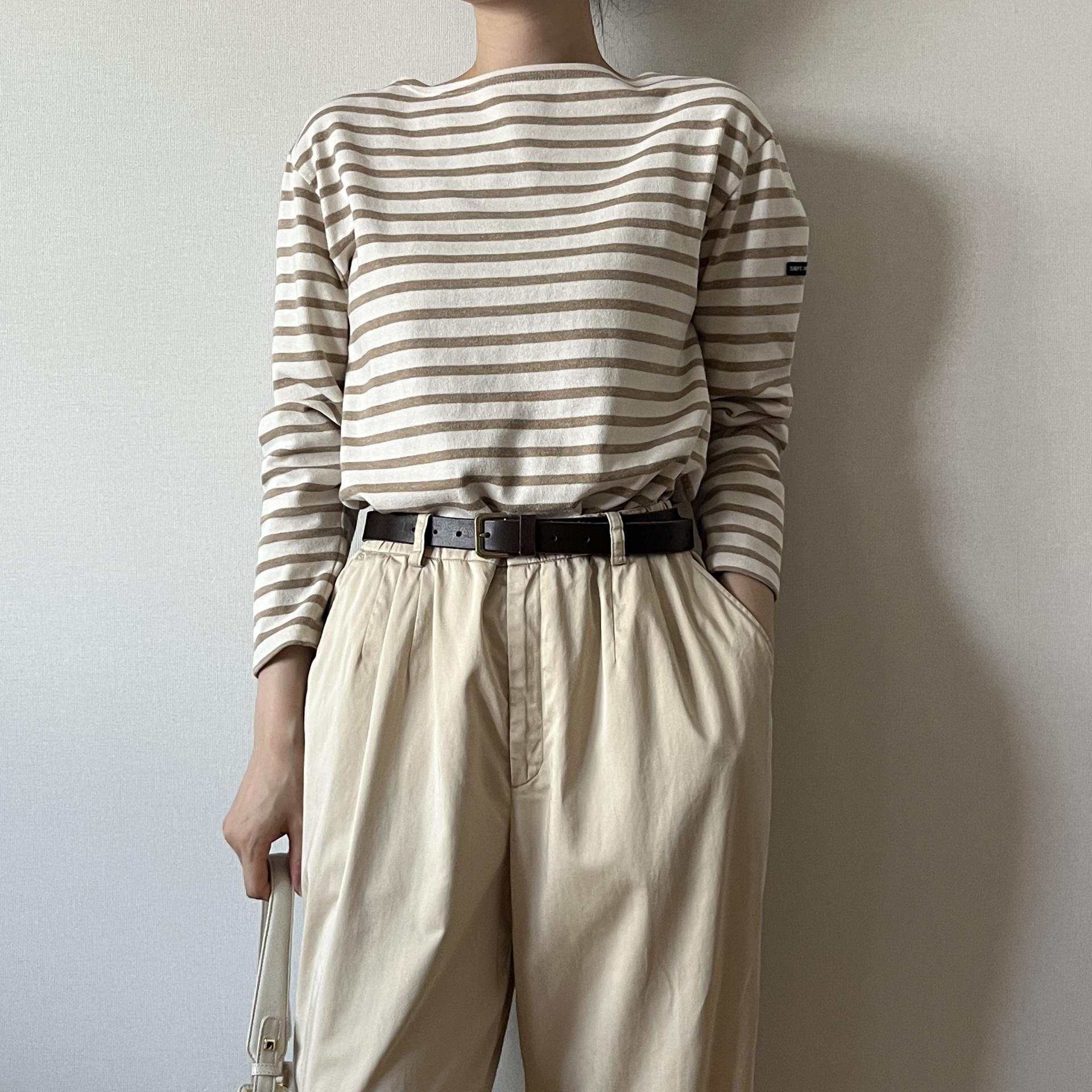 [ WOMAN ] SAINT JAMES stripe boat neck ( made in FRANCE )