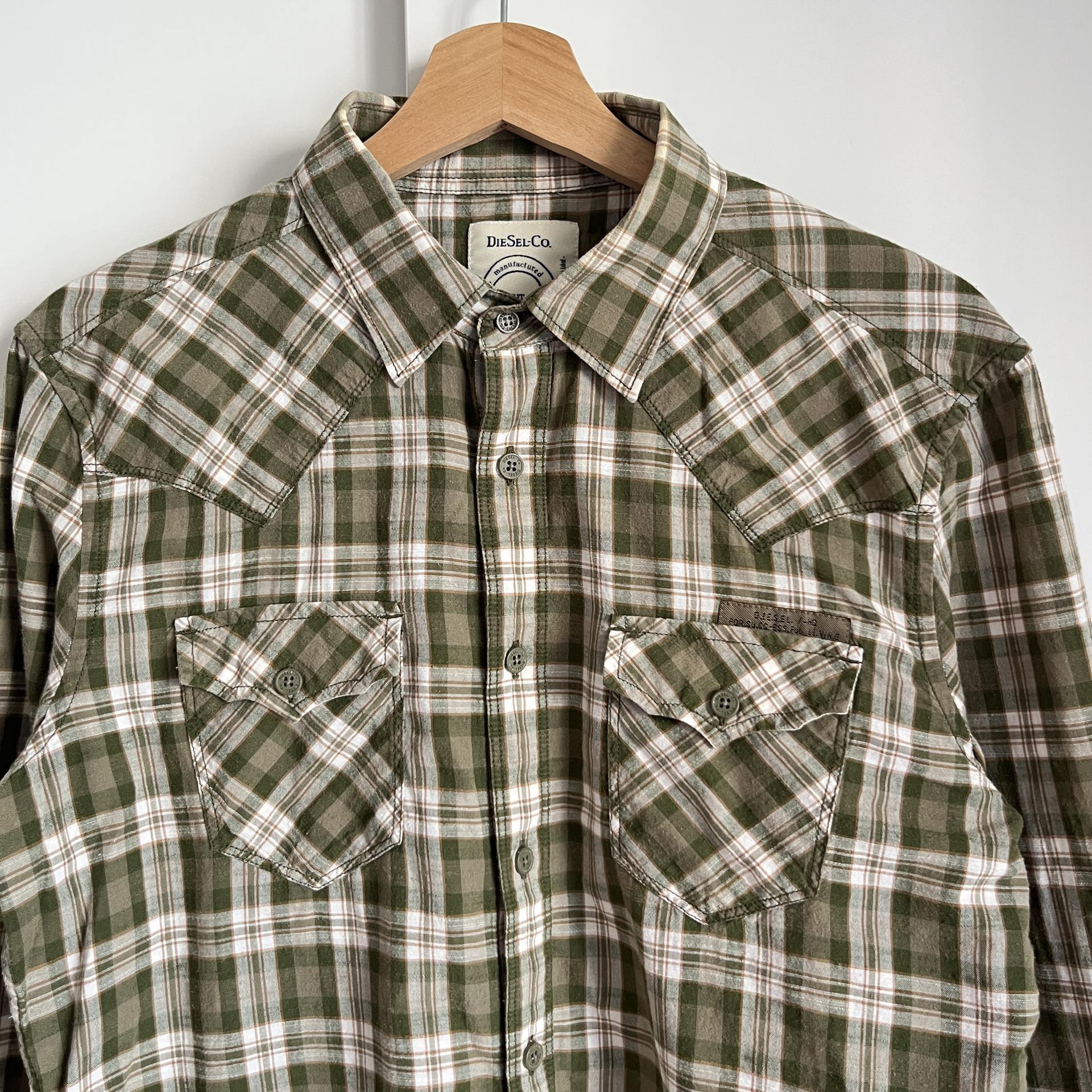 [ WOMAN ] Diesel Western Check Shirt