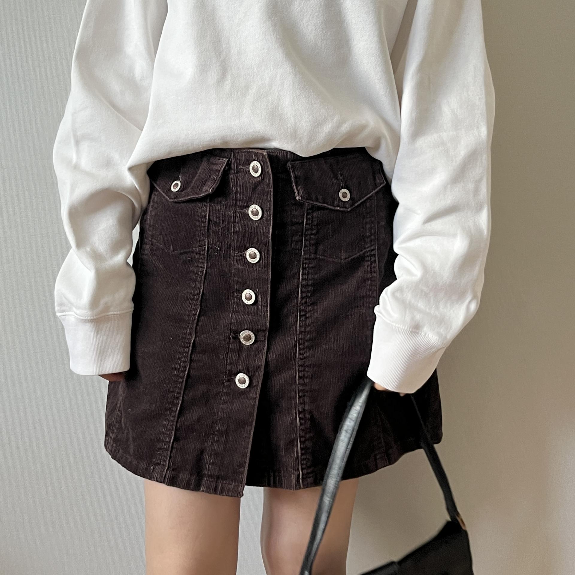 [ WOMAN ] LEVI'S SilverTab Corduroy Mini Skirt