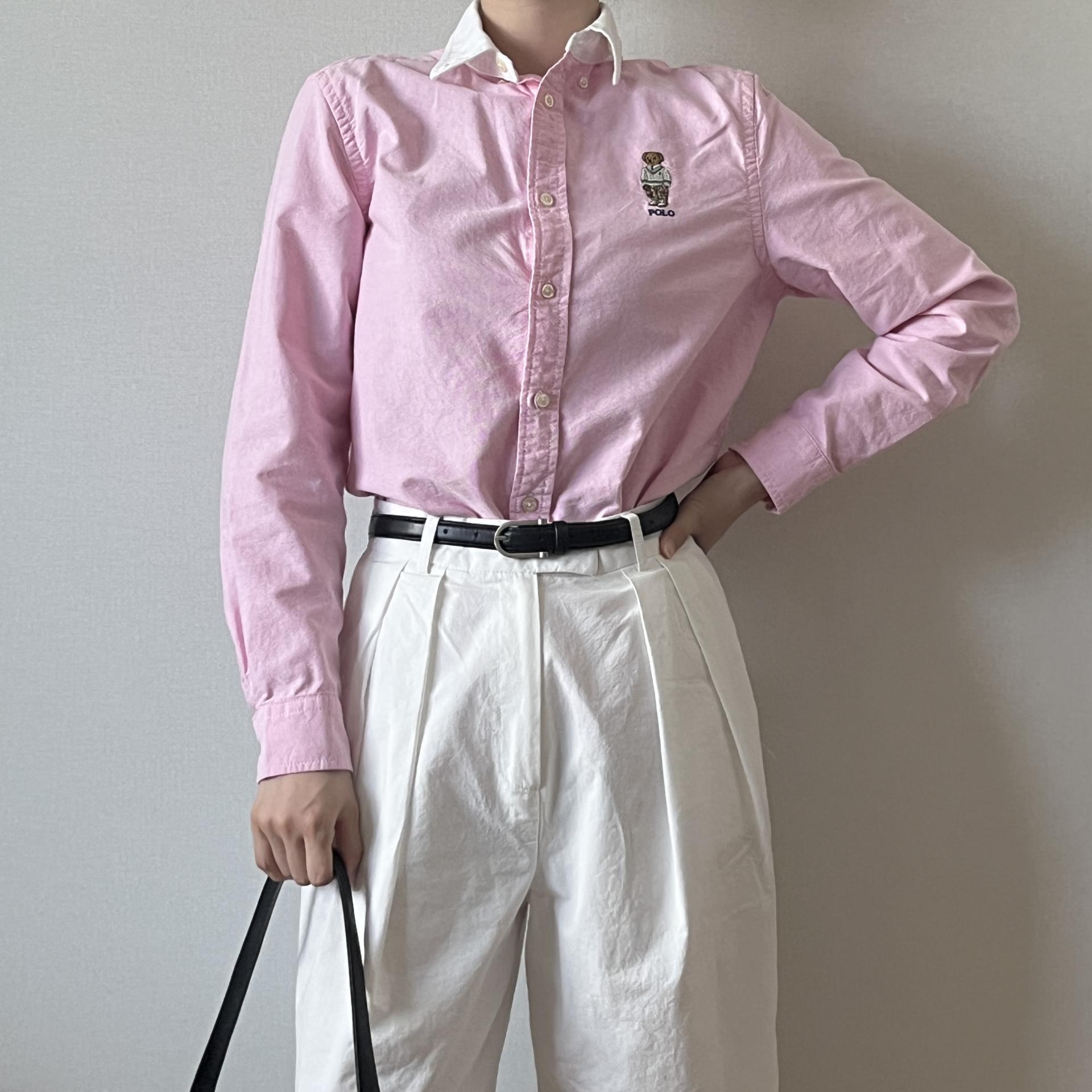 [ WOMAN ] Polo Ralph Lauren Bear cotton 100% Shirt
