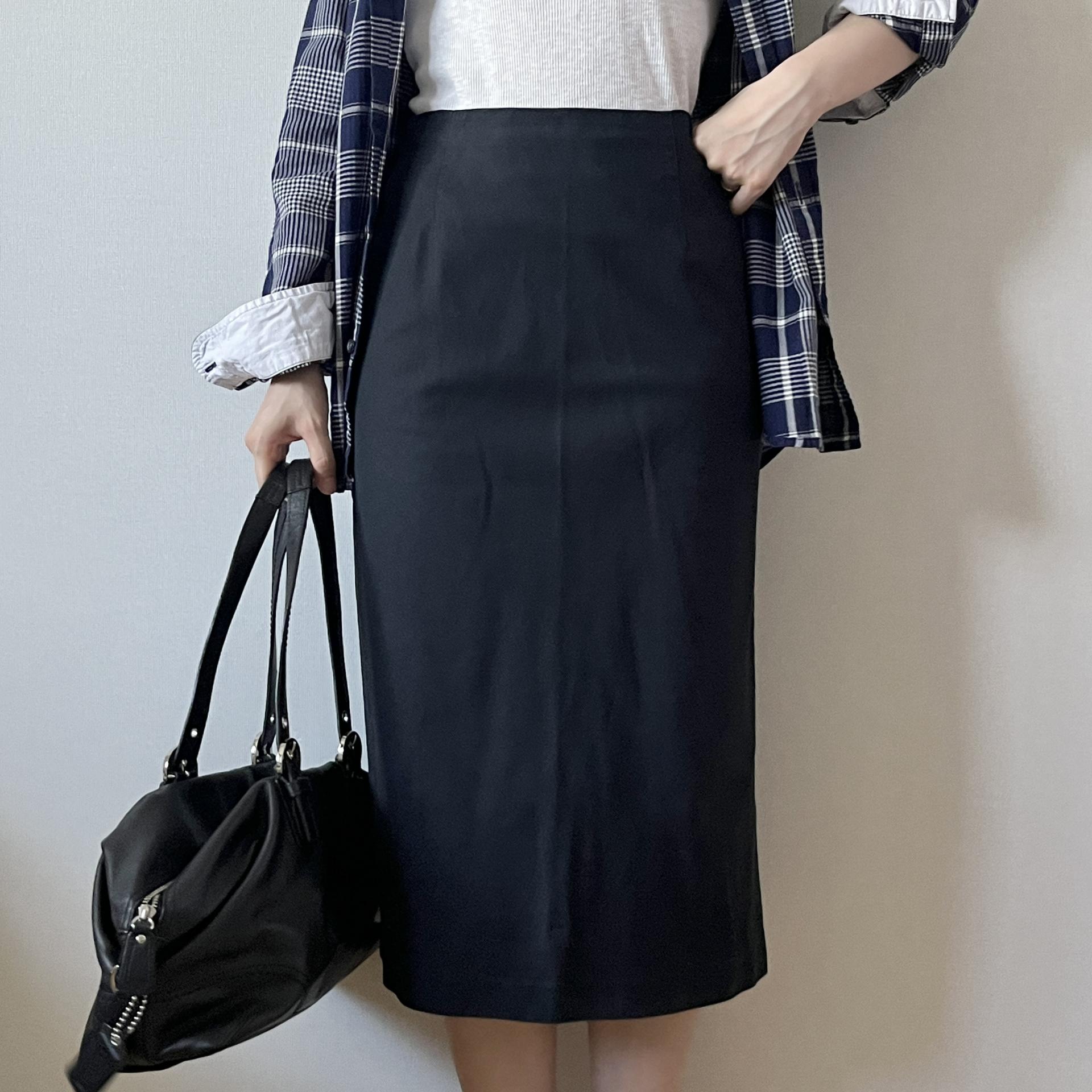 [ WOMAN ] MARGARET HOWELL cotton long skirt ( Made in JAPAN)