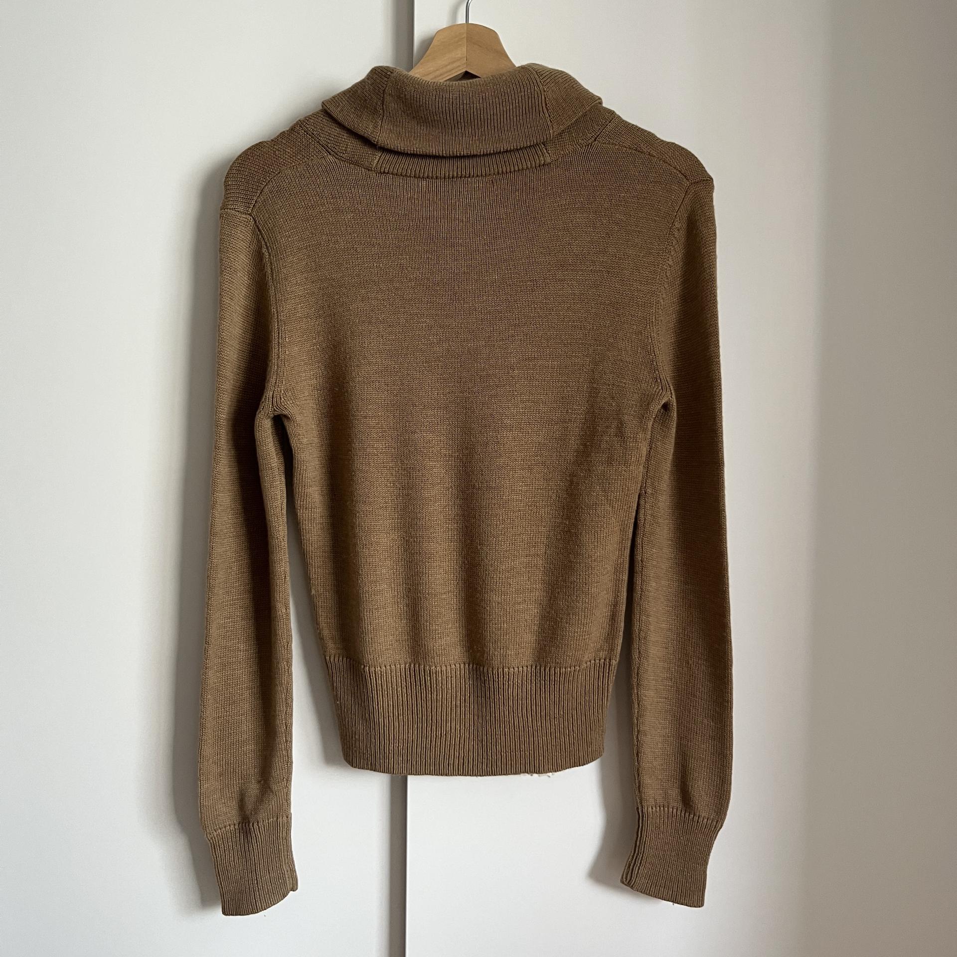 Polo Ralph Lauren Shawl Collar Kangaroo Pocket Wool Knit Sweater
