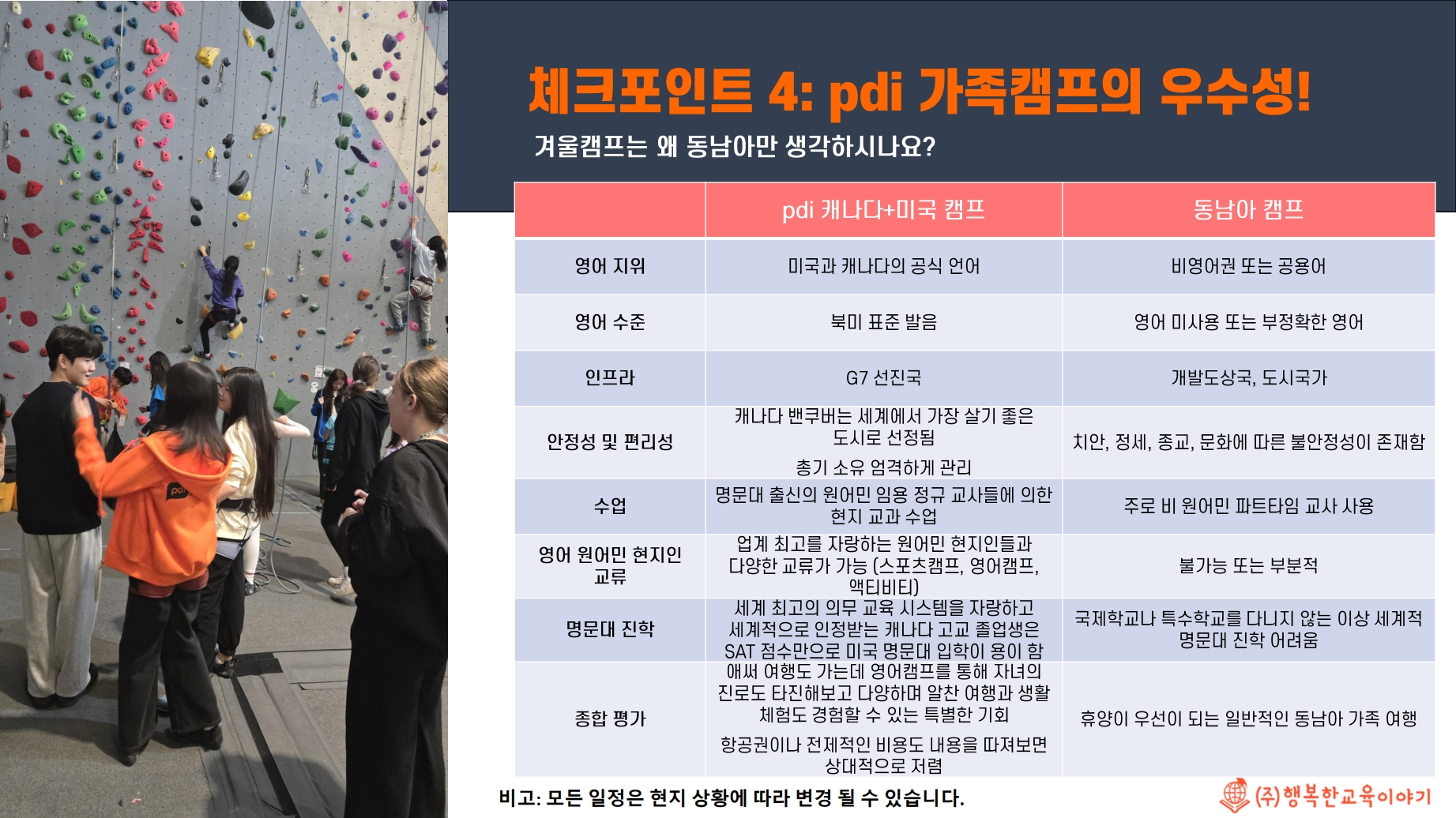 2027 겨울방학 캐나다·미국 영어캠프 모집(나홀로캠프 / 가족캠프)