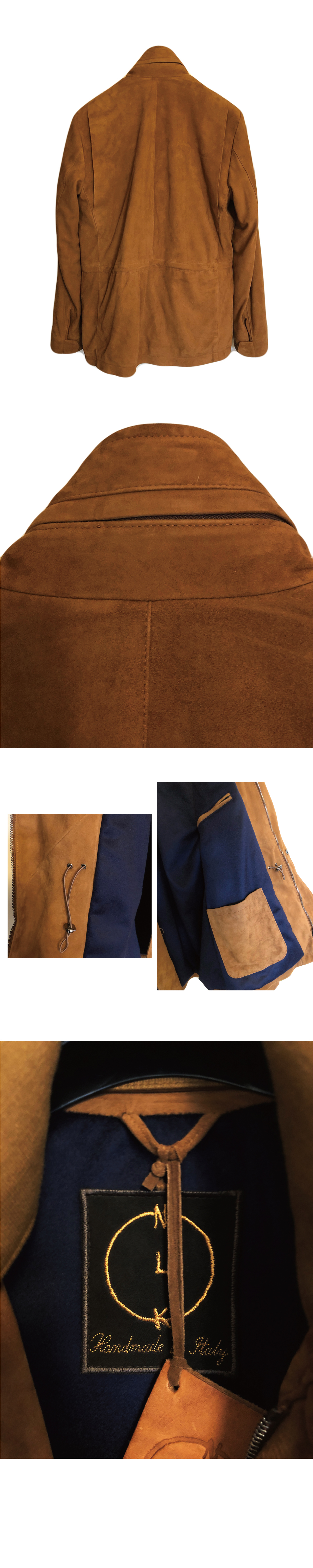 No clock 노클락 Camel color Suede Field Jacket 스웨이드 필드 자켓