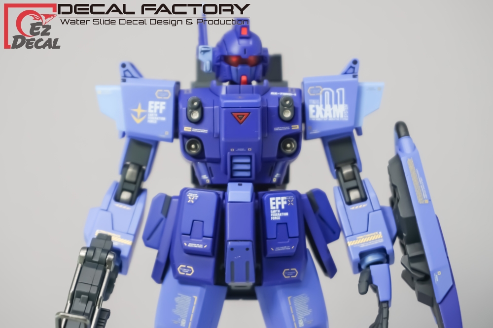 [HG] RX79BD1 Blue Destiny Unit 1 Decal Factory Art Work