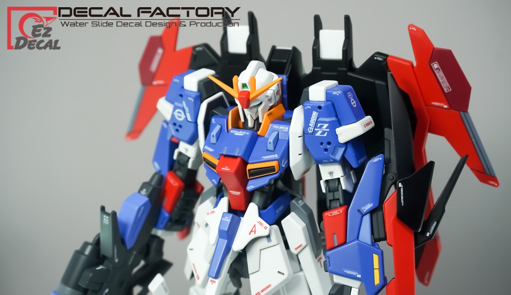 MSZ006 Zeta Gundam Enhanced type Decal Factory Art Work