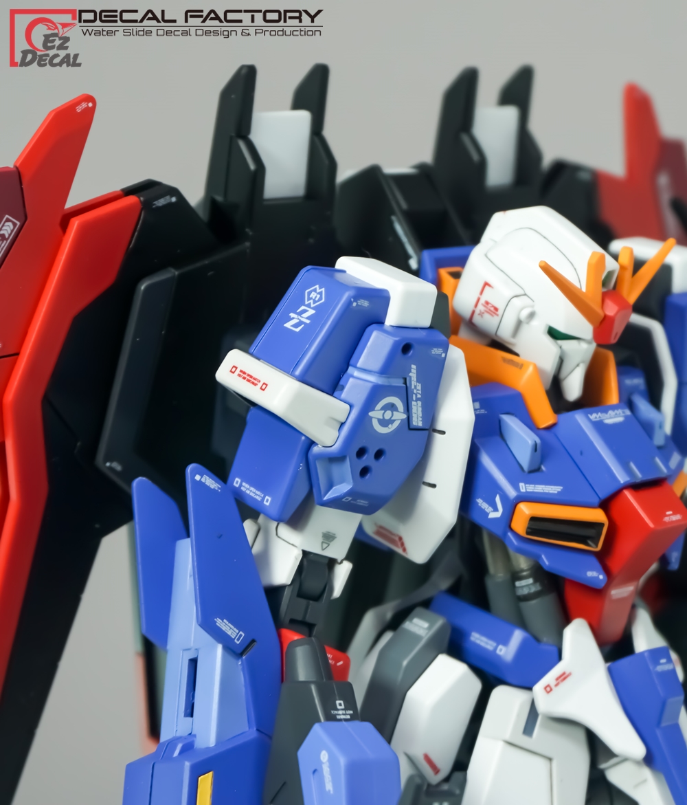 MSZ006 Zeta Gundam Enhanced type Decal Factory Art Work