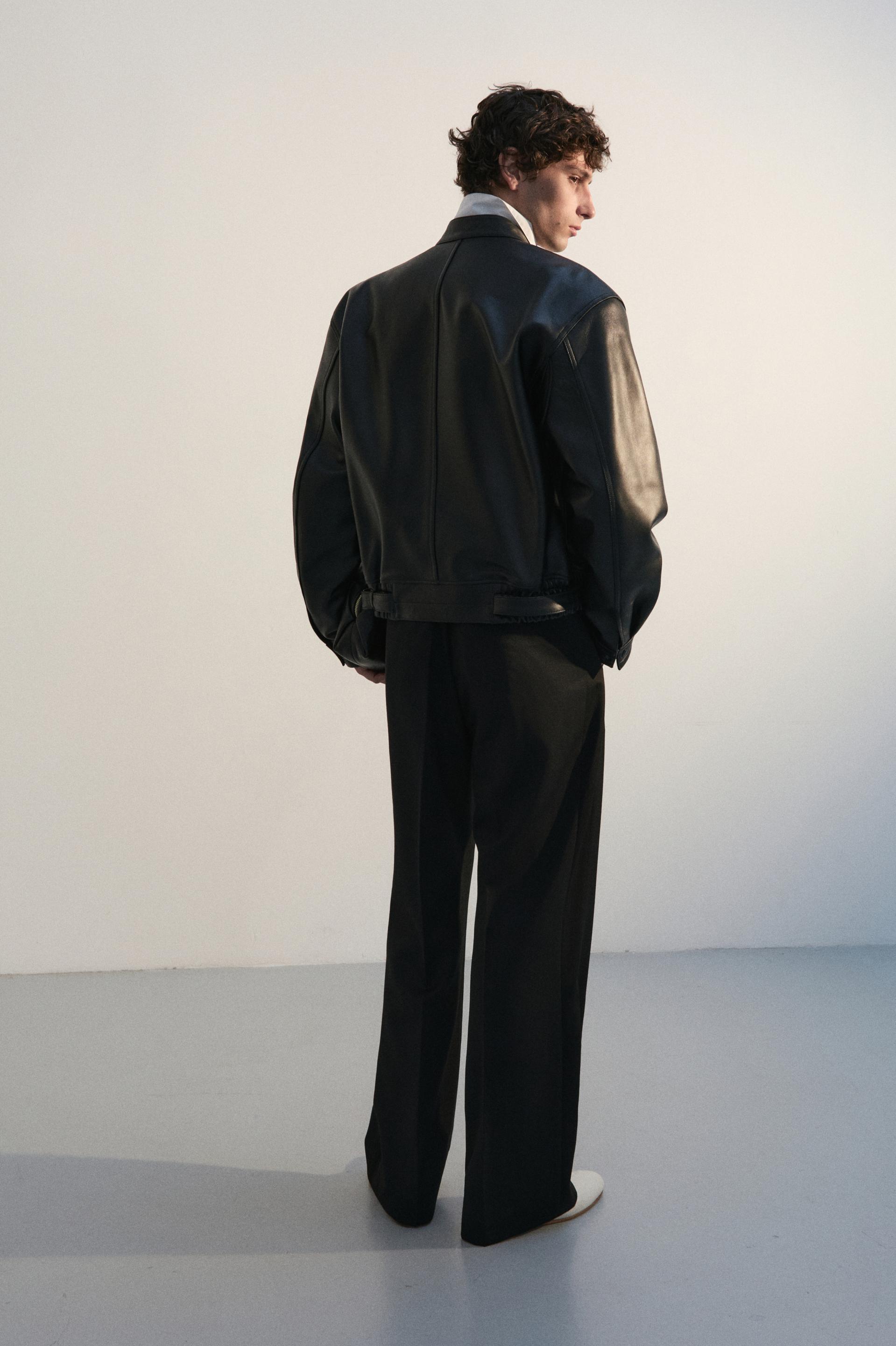 RUSCH 90S SIDE PANNEL TROUSERS BLACK