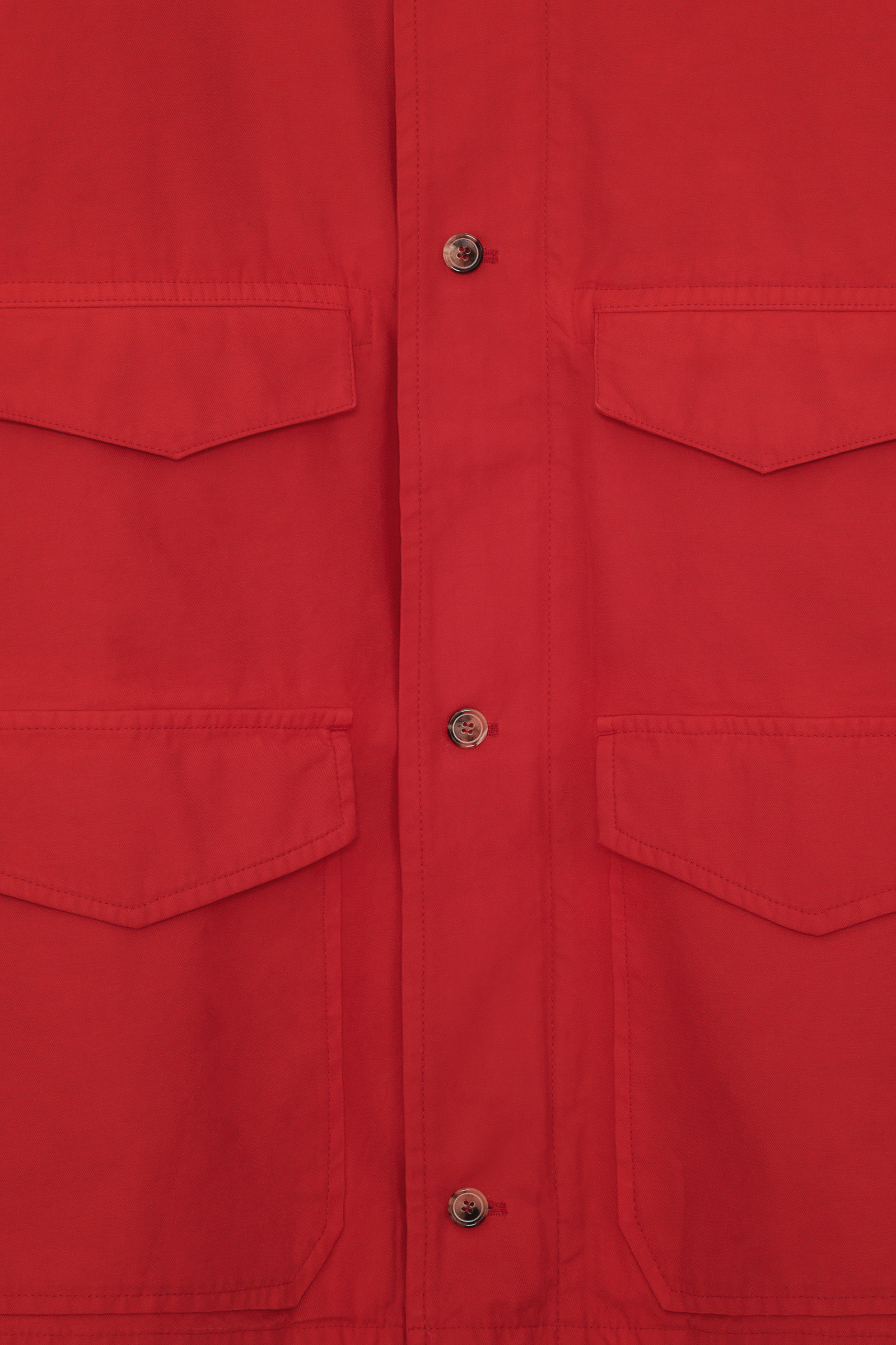 DOLEN COTTON SERGE FIELD JACKET TOSCAN RED