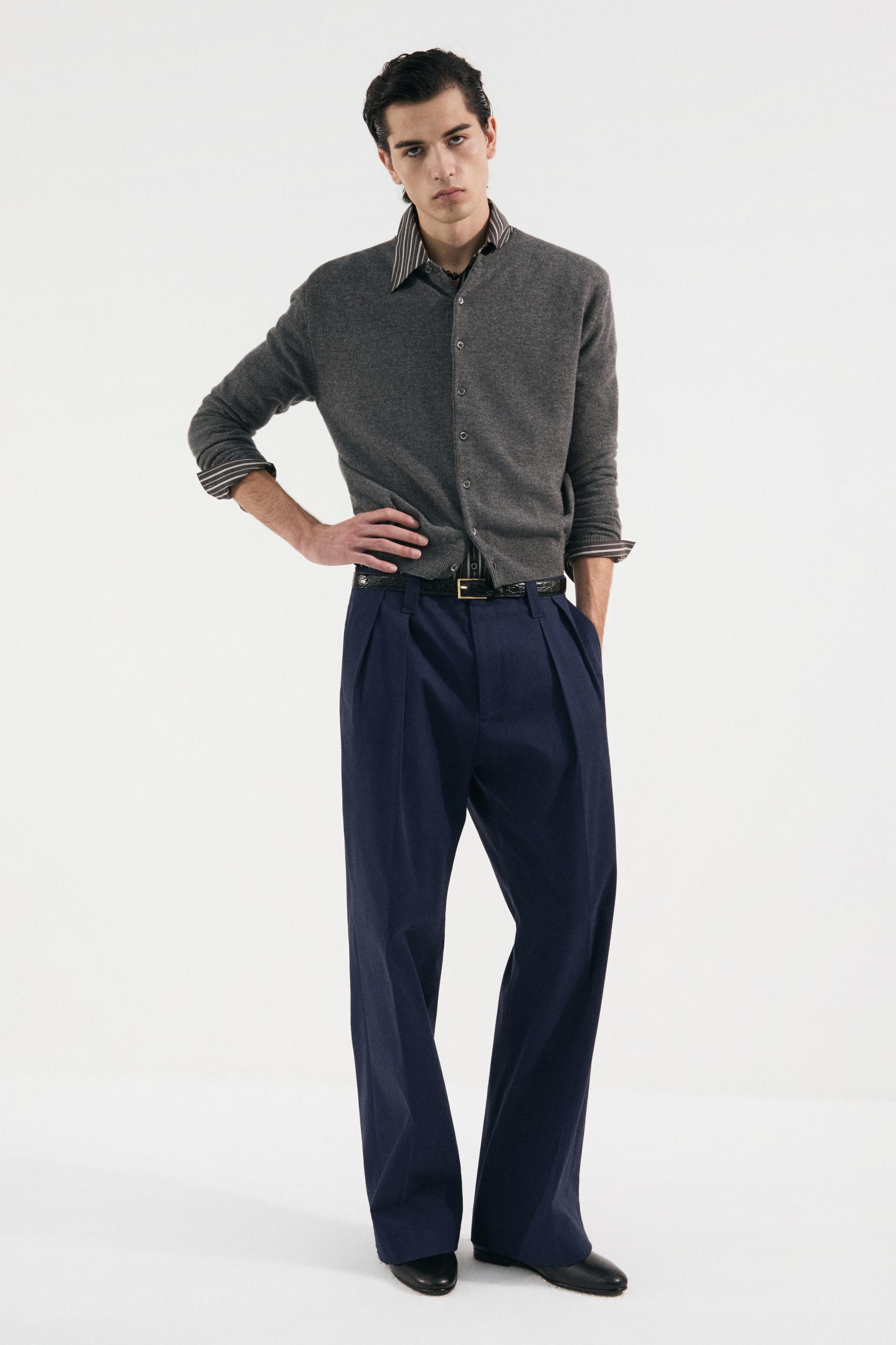 MERINO CLASSIC CARDIGAN GREY