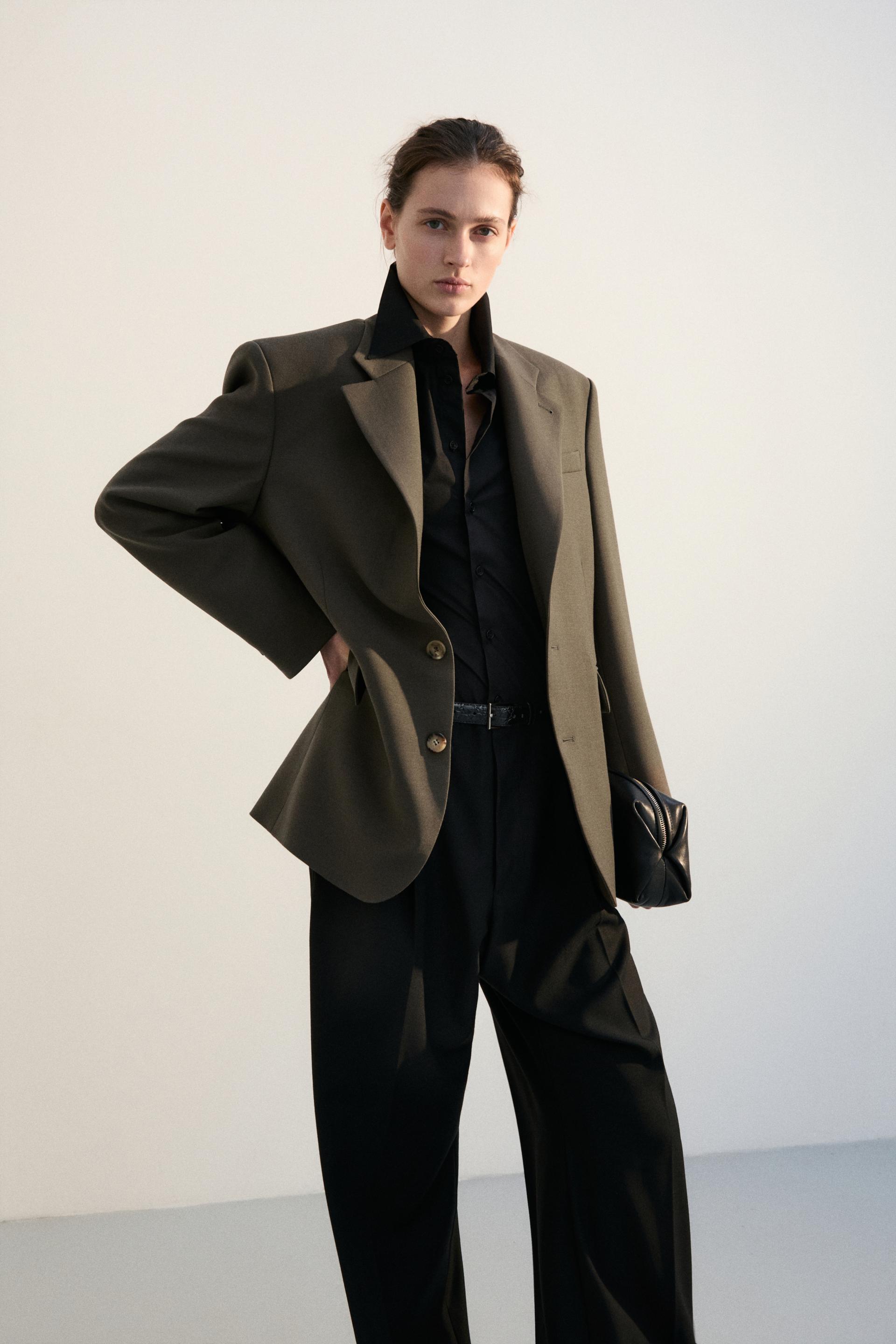 COLINE TAILORED JACKET DARK CEDAR