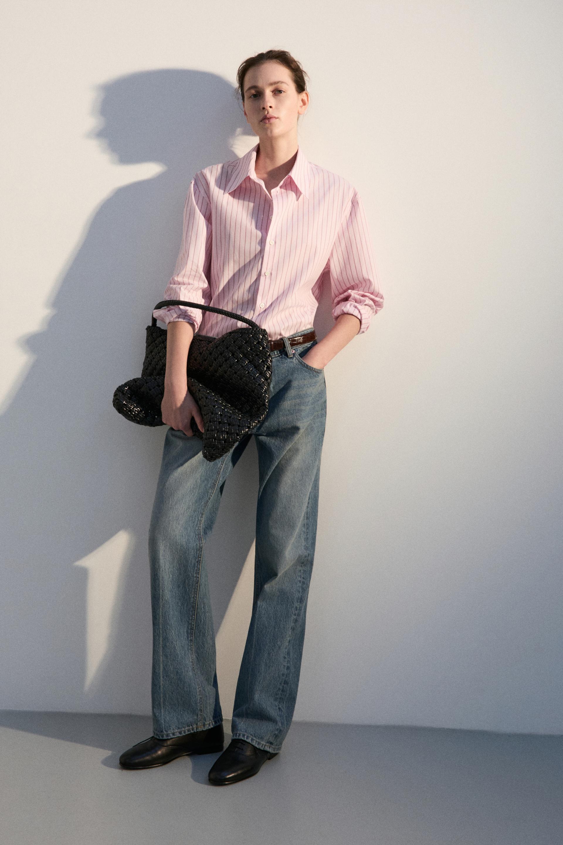 TARIV WASH CONTOUR-FIT DENIM PANTS RARE BLUE