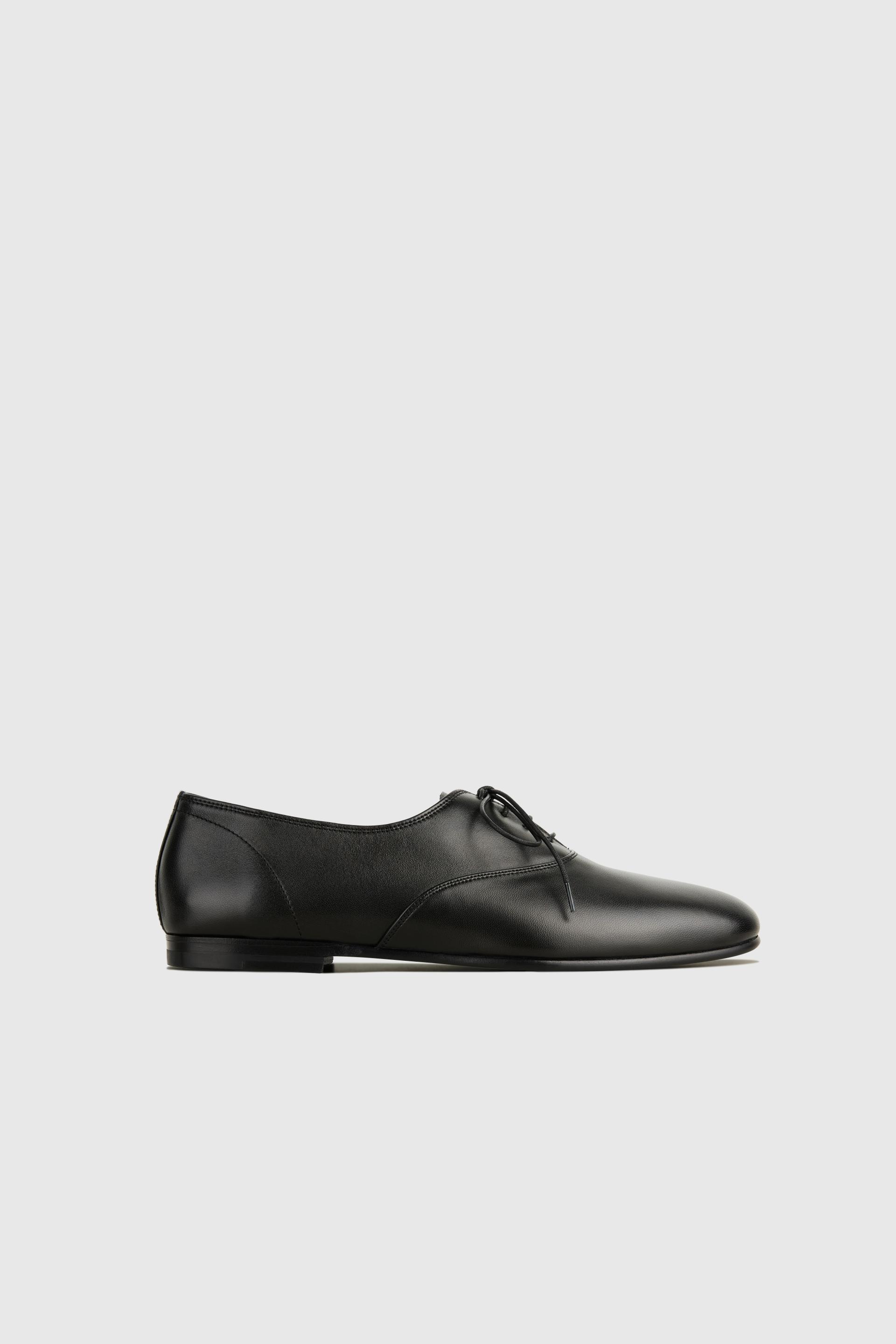 CREPE JAZZ OXFORDS BLACK LAMB
