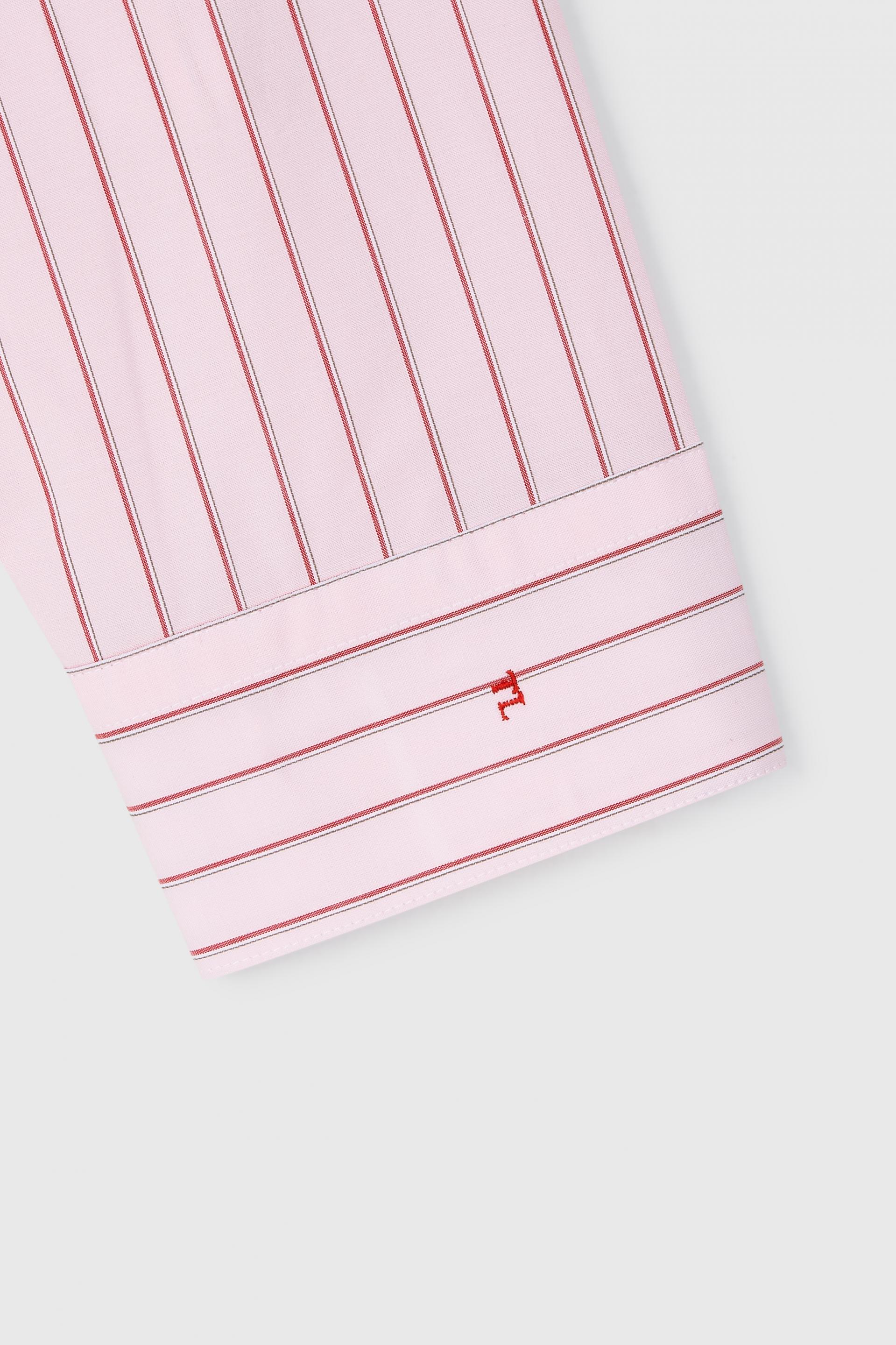 CAVELO STRIPE BOY SHIRT FRAGOLA PINK