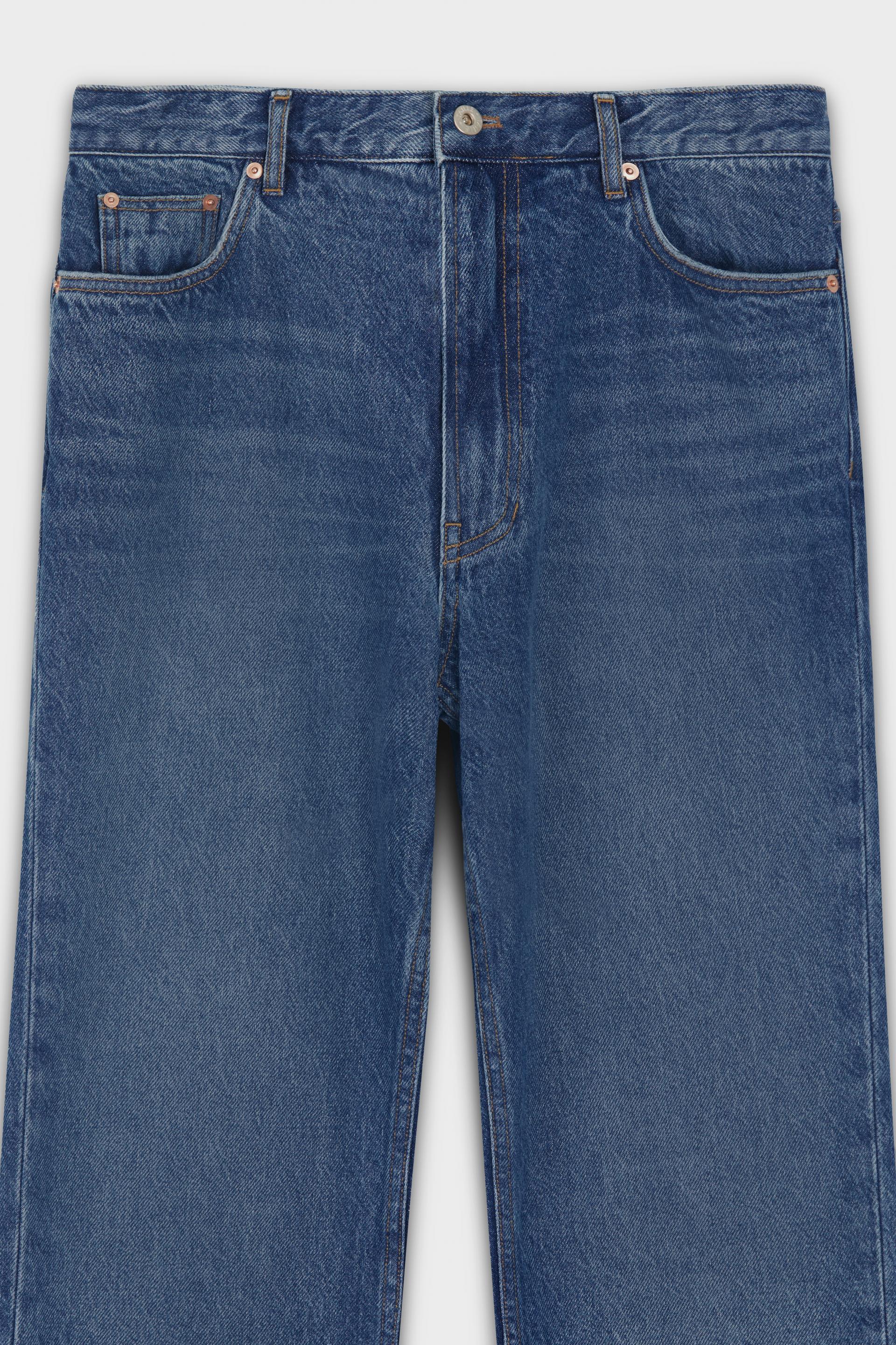 RIVAGE WASH BOOTCUT DENIM PANTS BAY BLUE