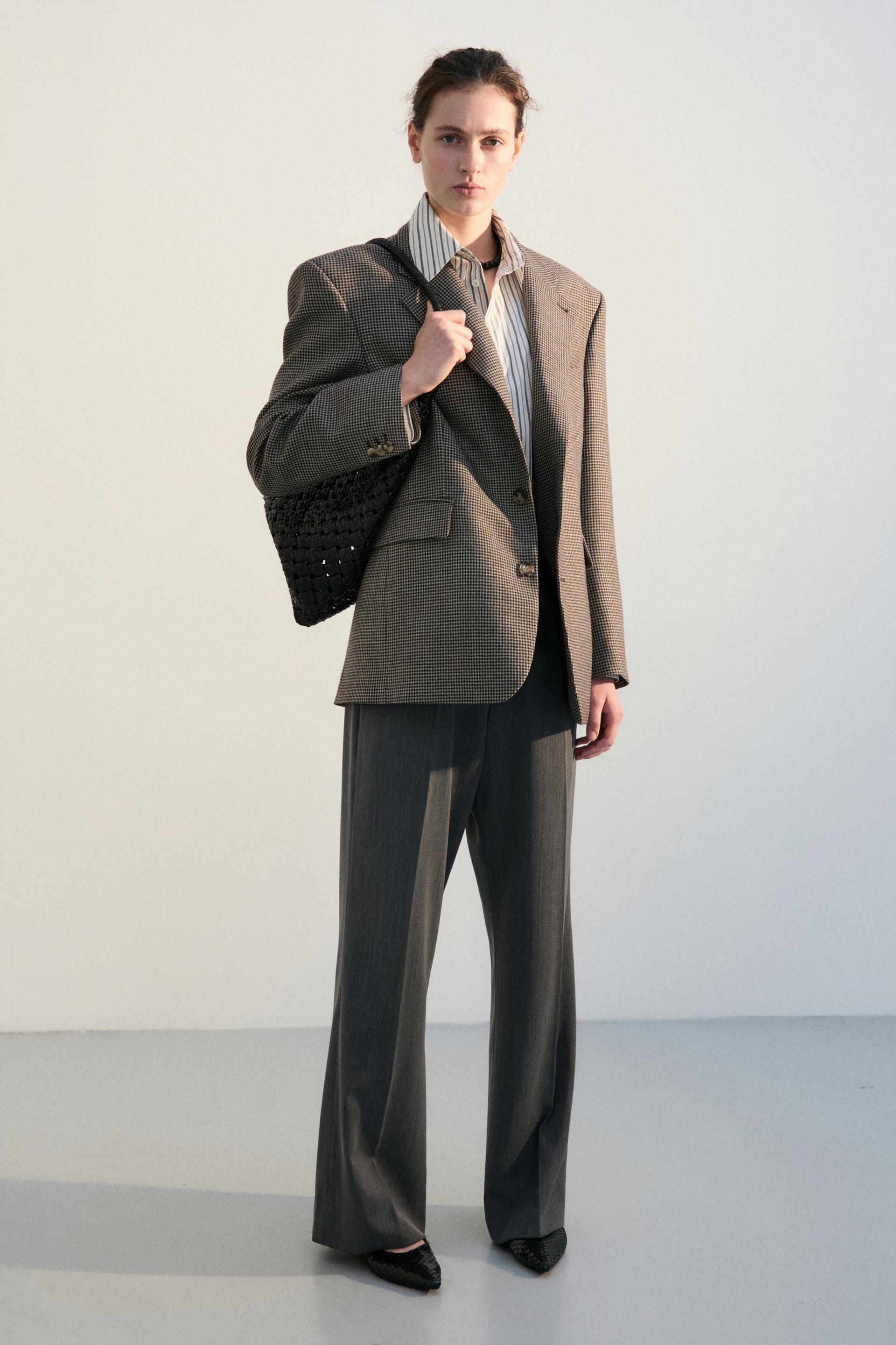 COLINE TAILORED JACKET ESPRESSO/ECRU
