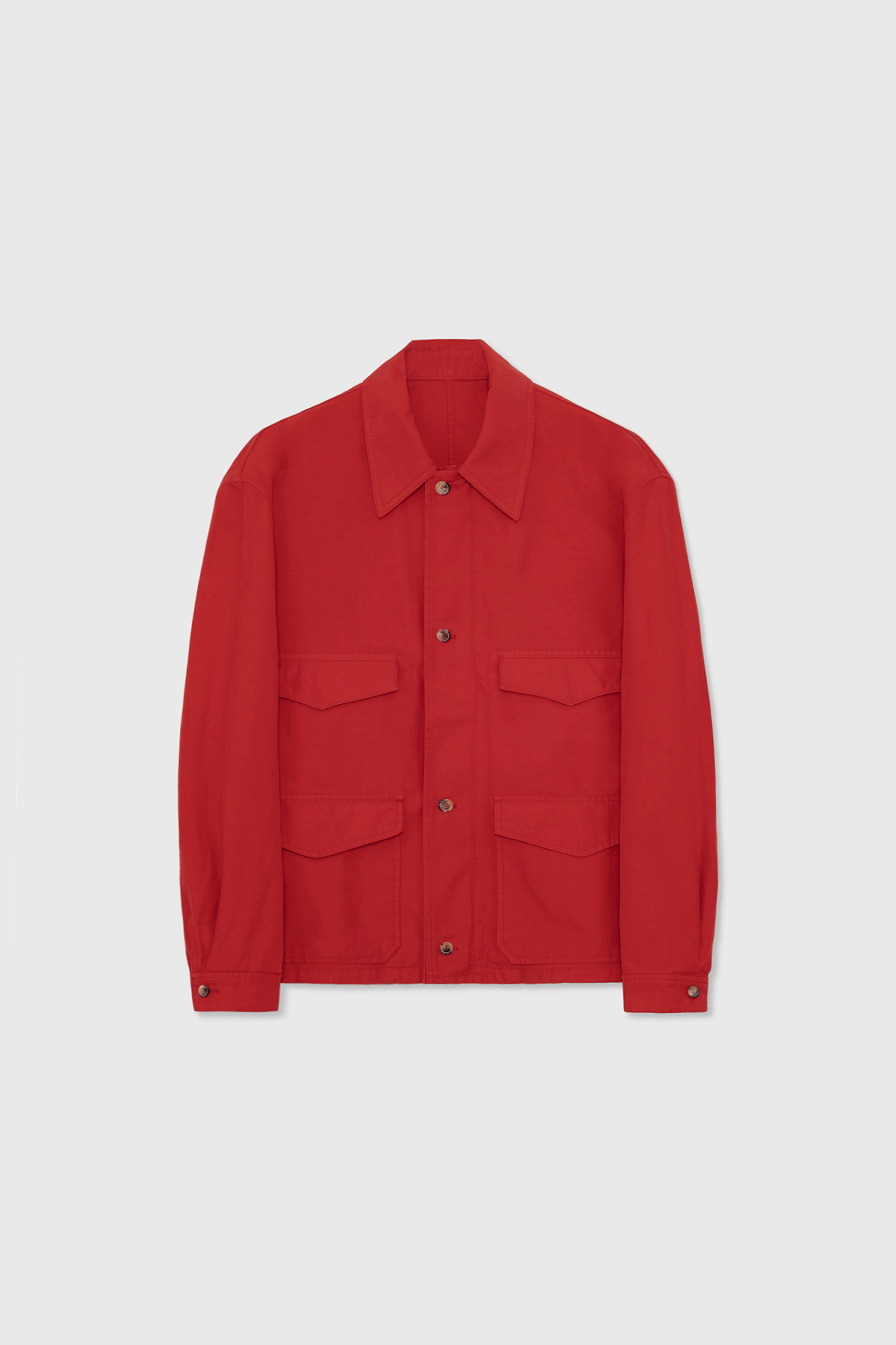 DOLEN COTTON SERGE FIELD JACKET TOSCAN RED