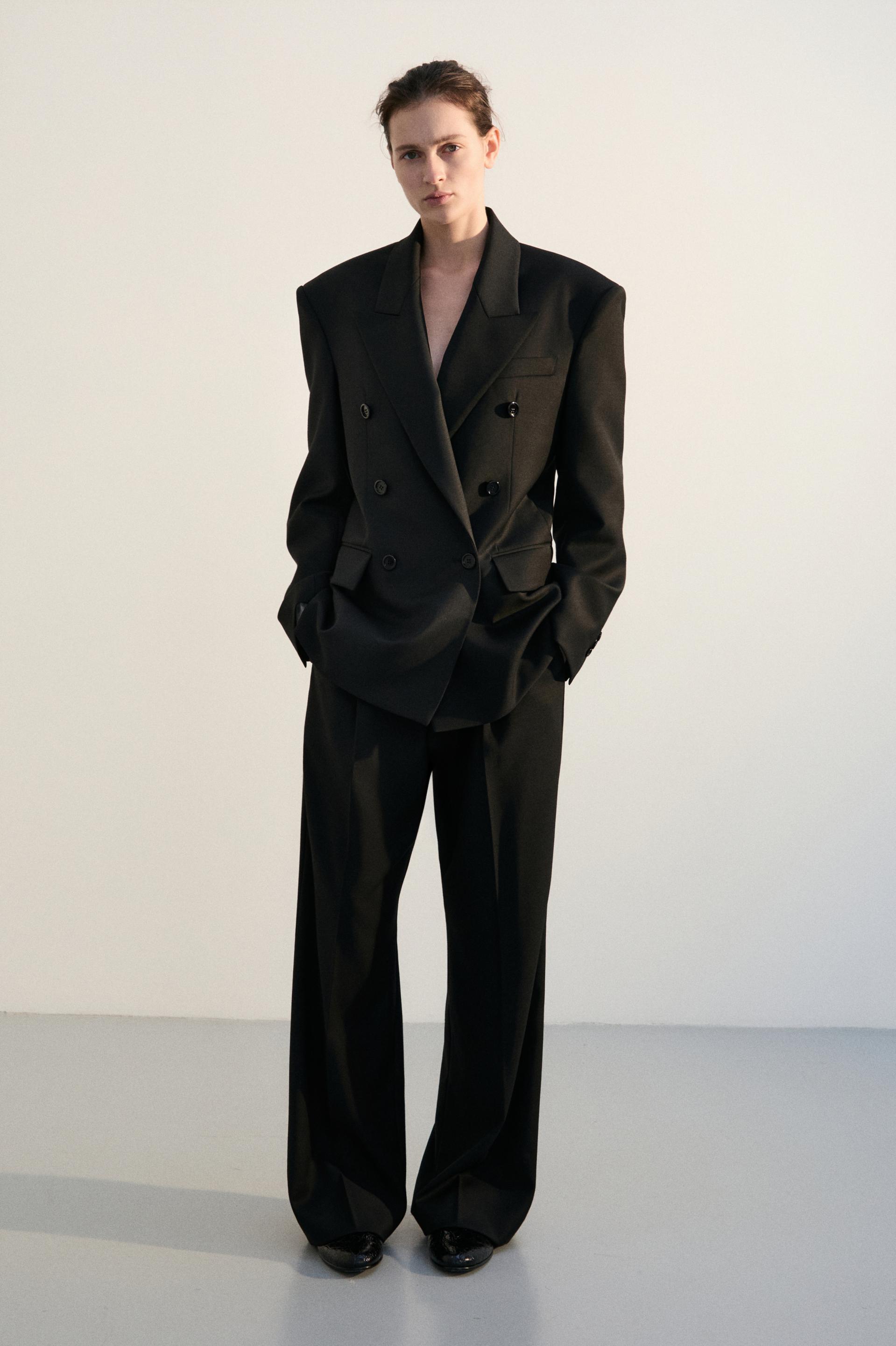GALA TAILORED JACKET SATIN BLACK