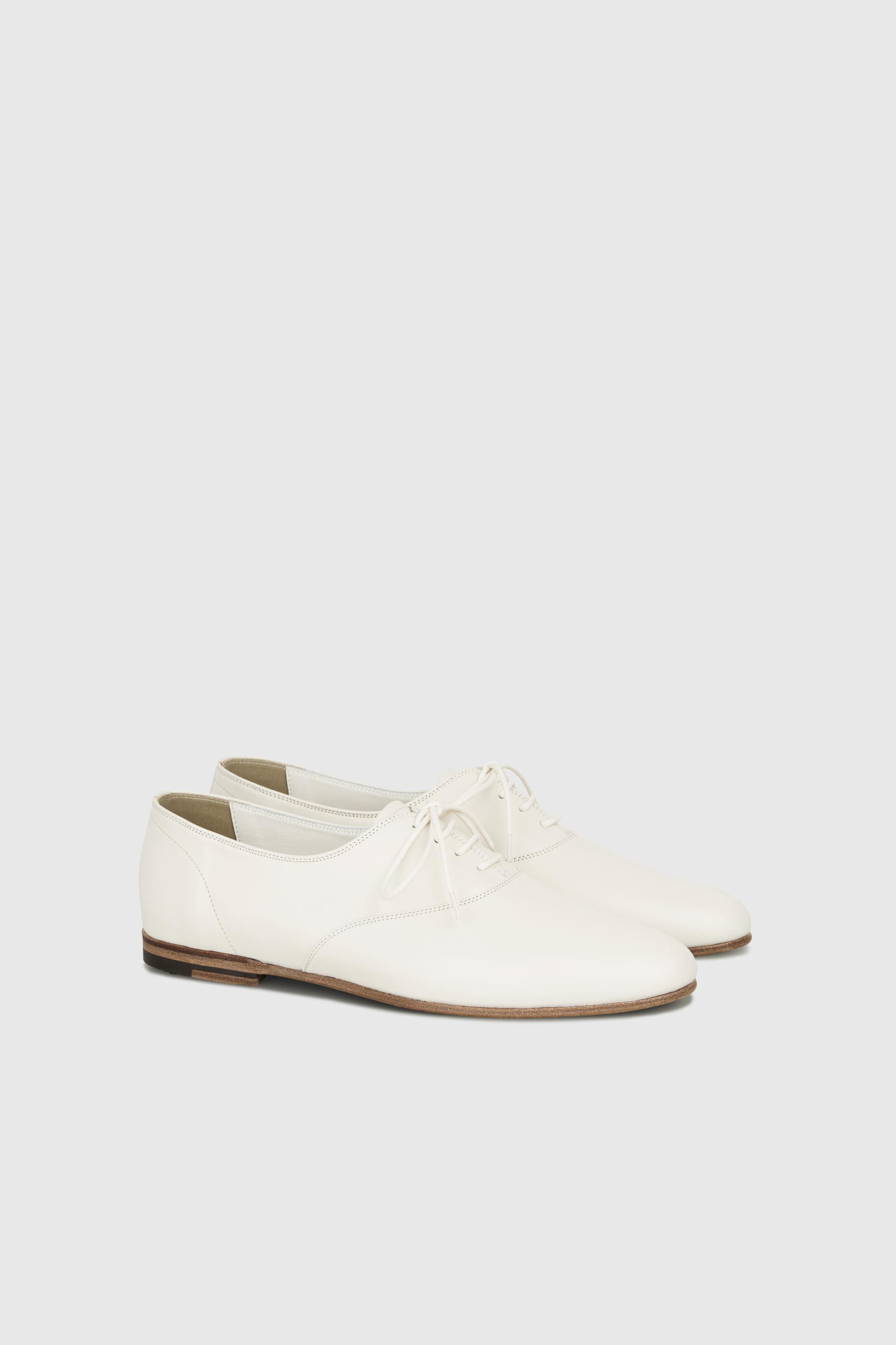 CREPE JAZZ OXFORDS ECRU LAMB