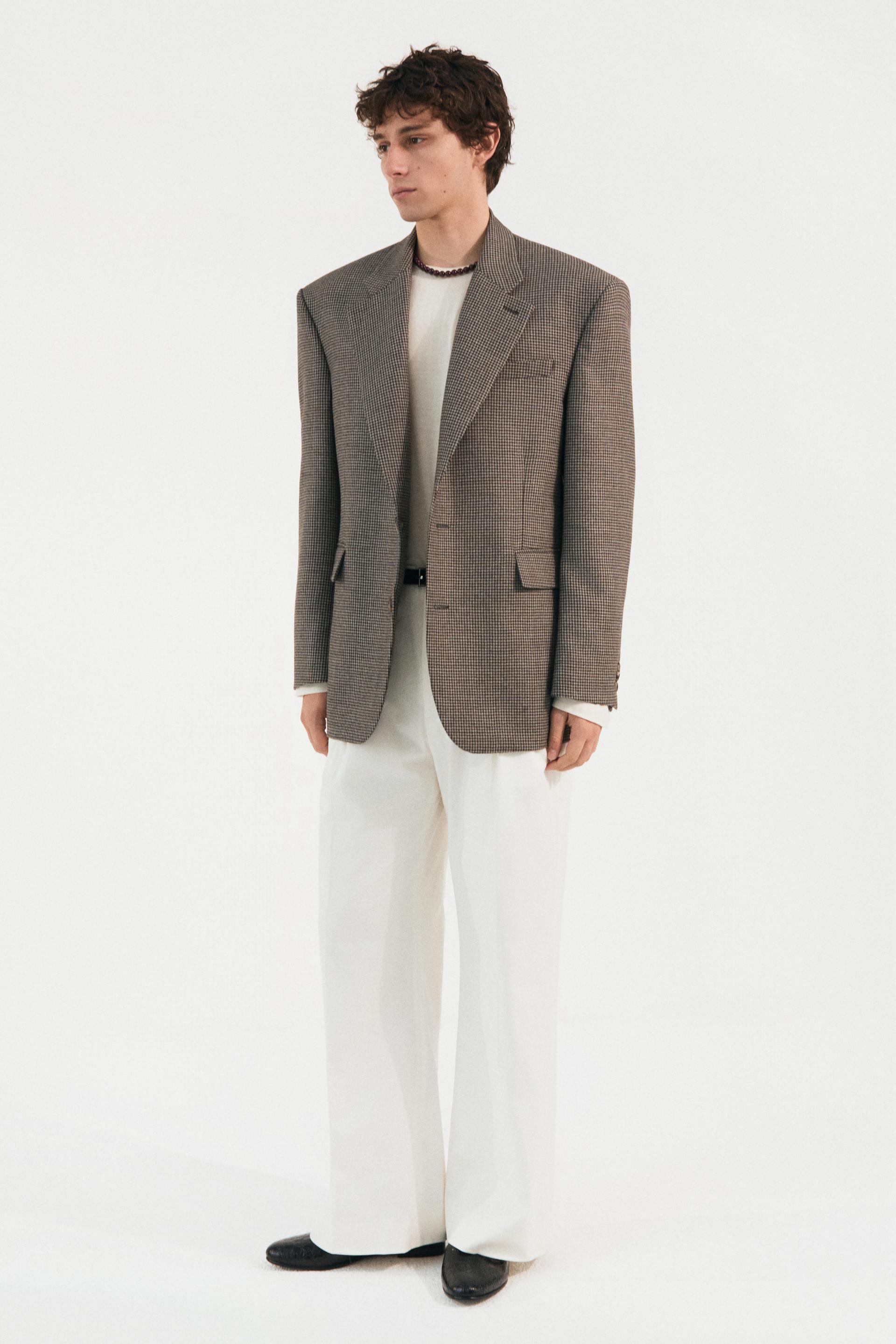 COLINE TAILORED JACKET ESPRESSO/ECRU