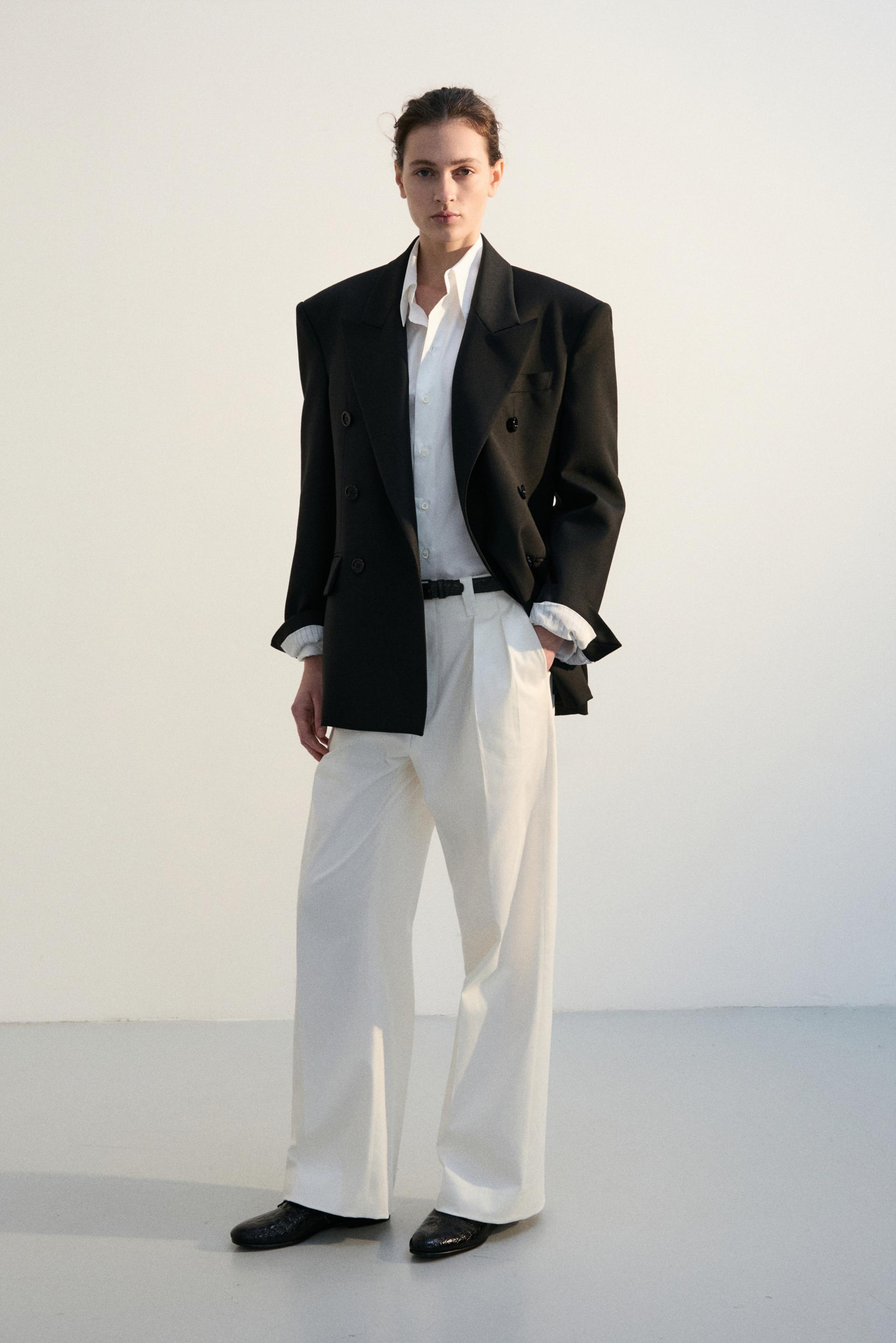 GALA TAILORED JACKET SATIN BLACK