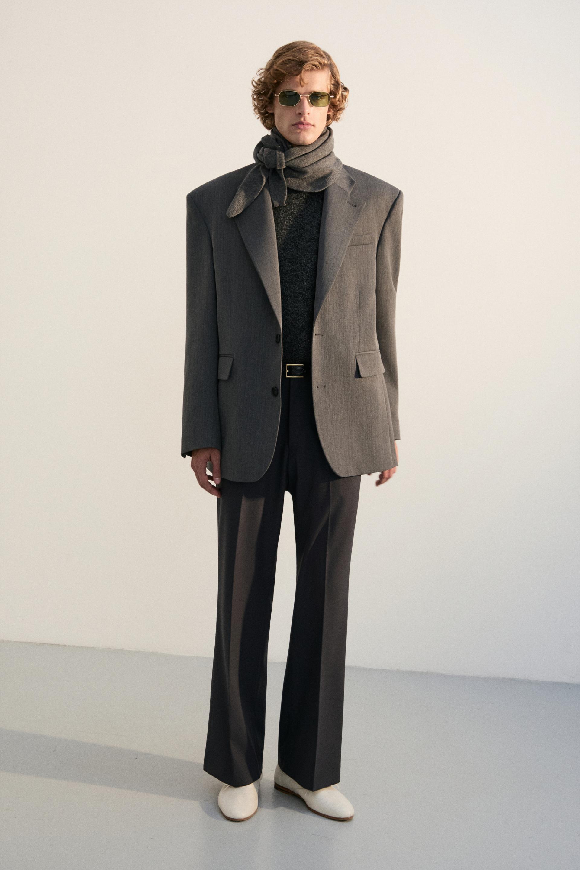 COLINE TAILORED JACKET CONCRETE