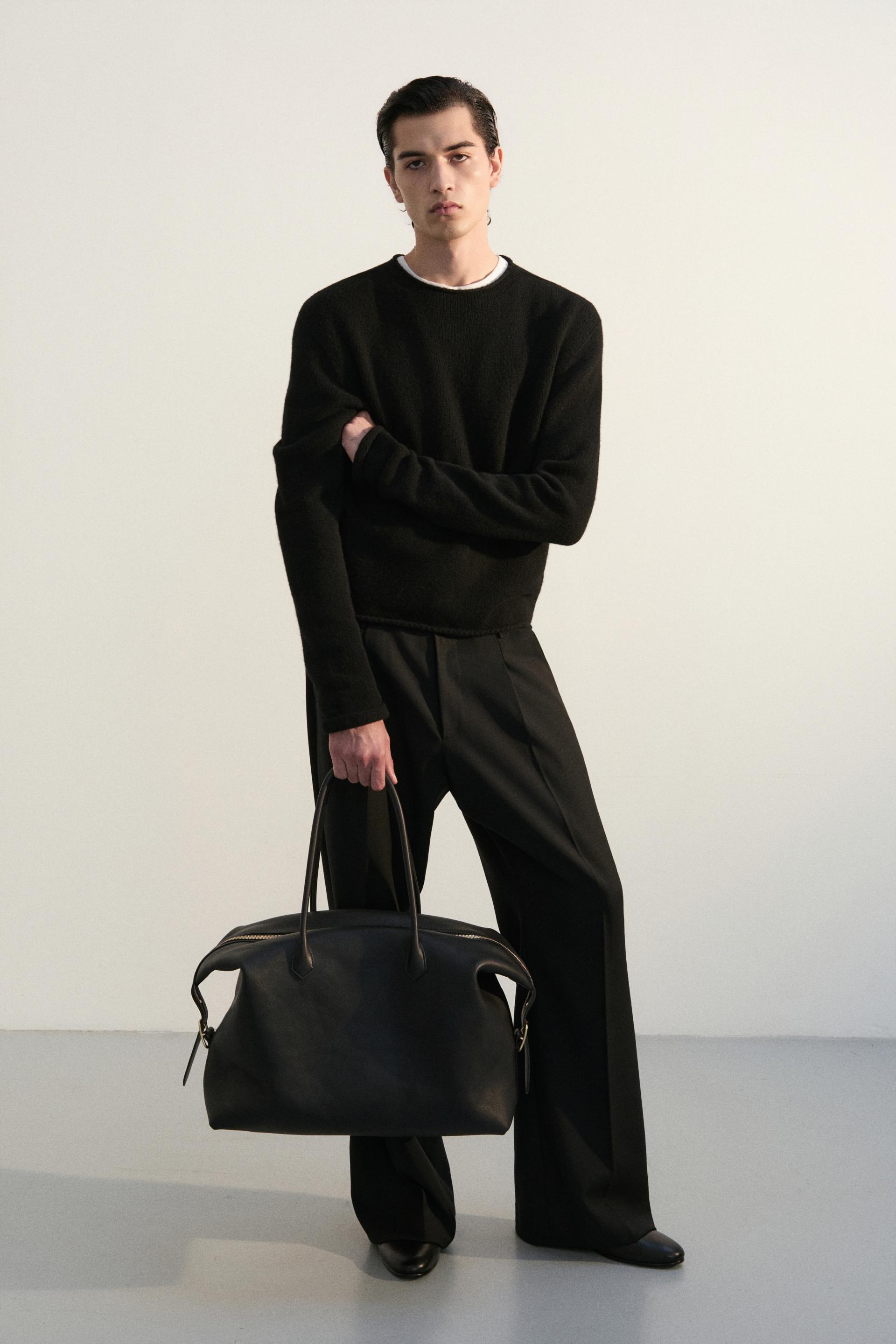 AGNES ROLLNECK KNIT SWEATER BLACK