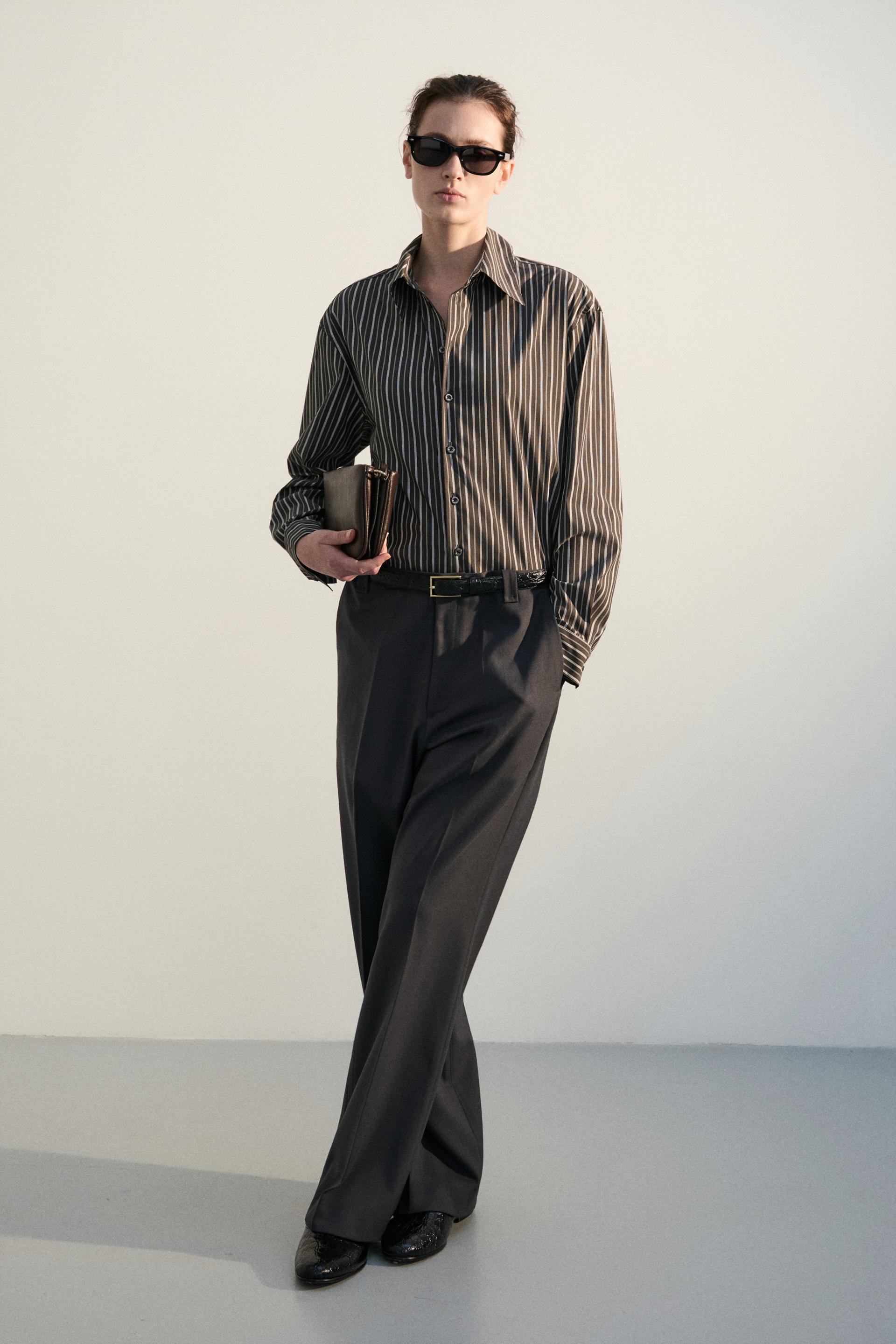 FONTA WOOL DRESS TROUSERS GALENA GREY