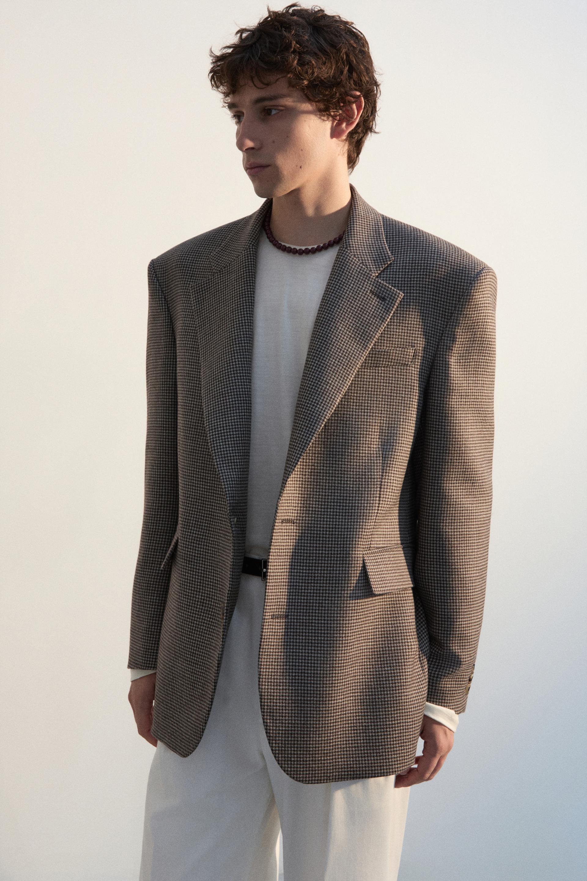 COLINE TAILORED JACKET ESPRESSO/ECRU