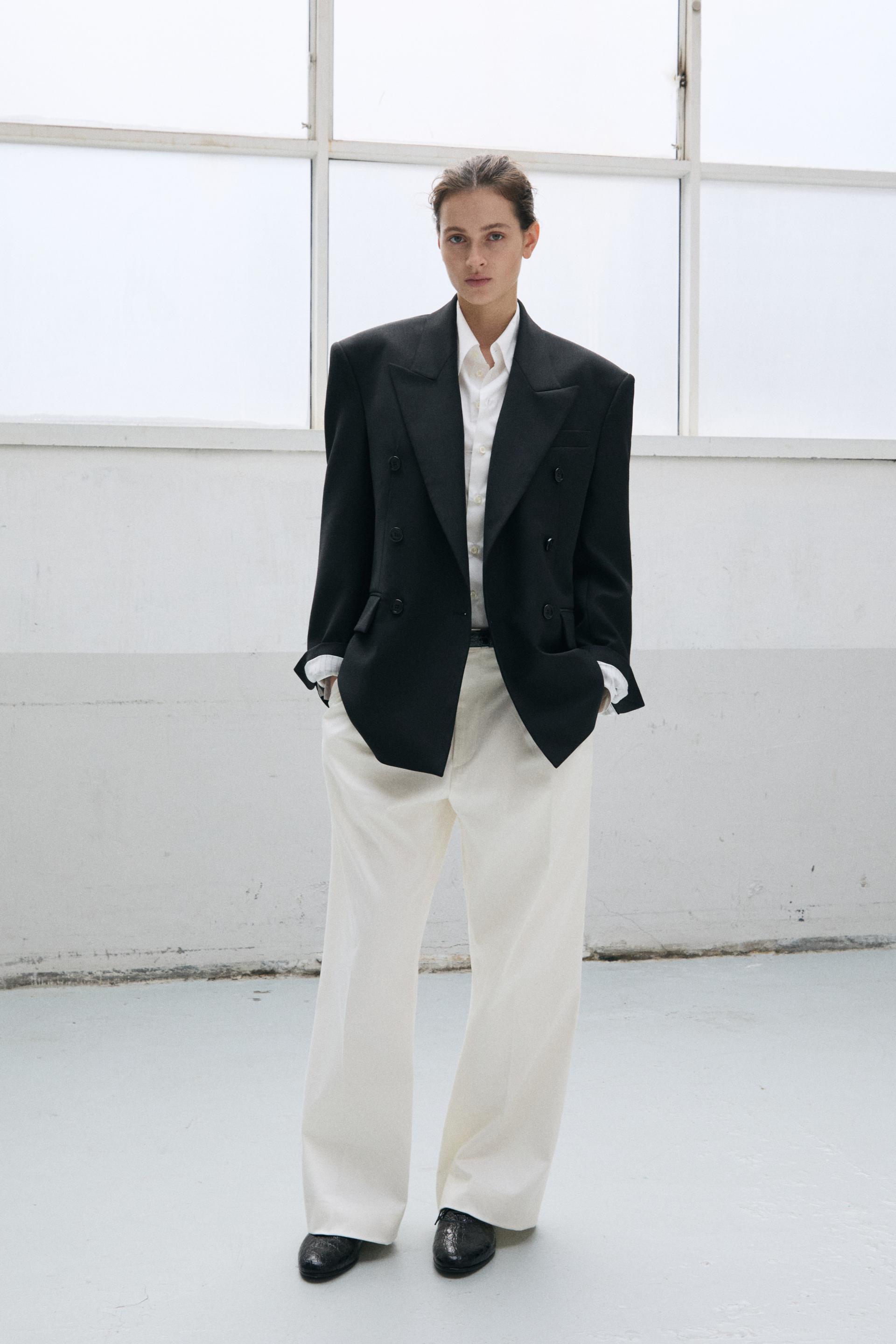 KILT TAILORED COTTON TROUSERS SAIL WHITE