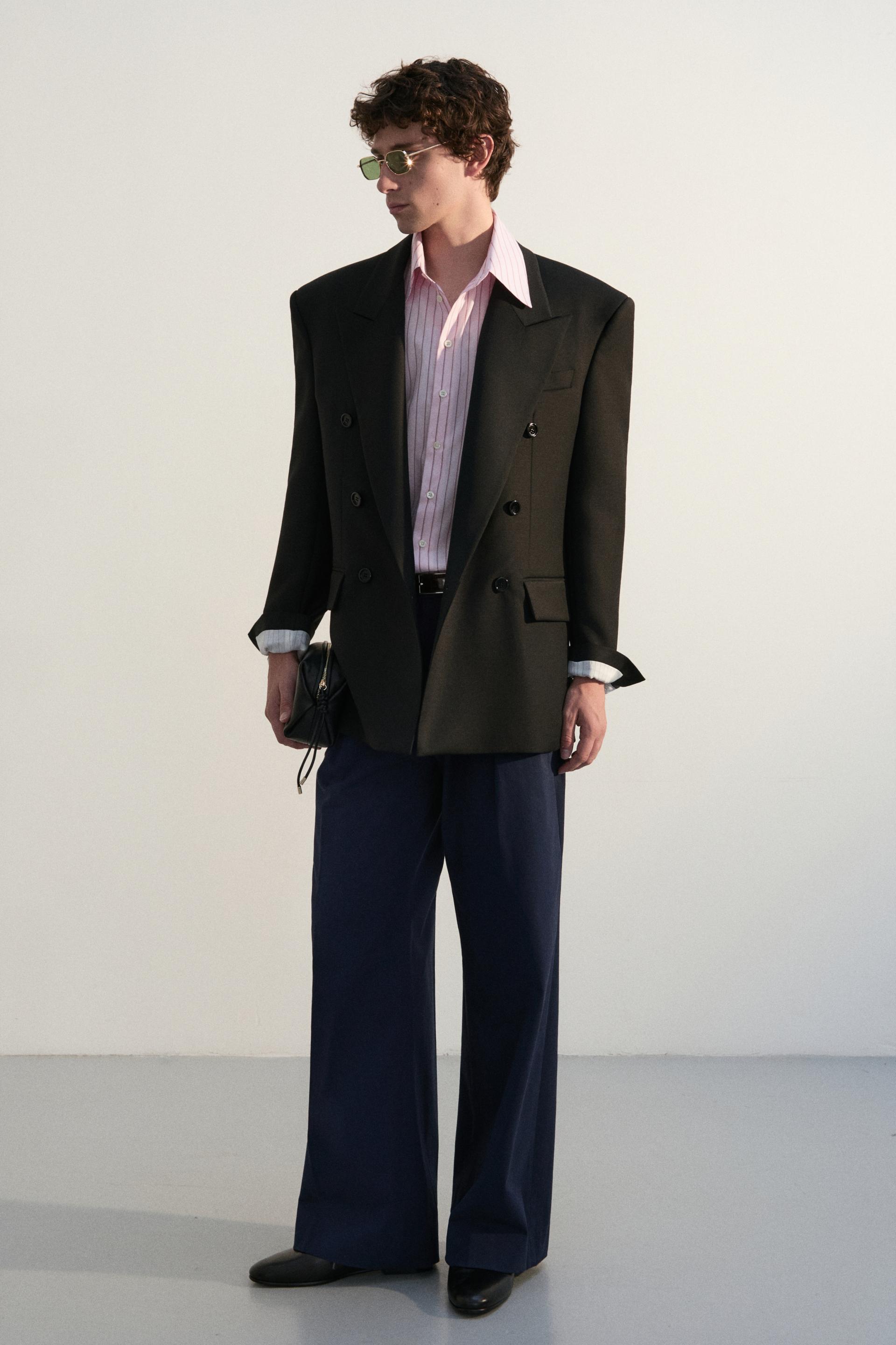 GALA TAILORED JACKET SATIN BLACK