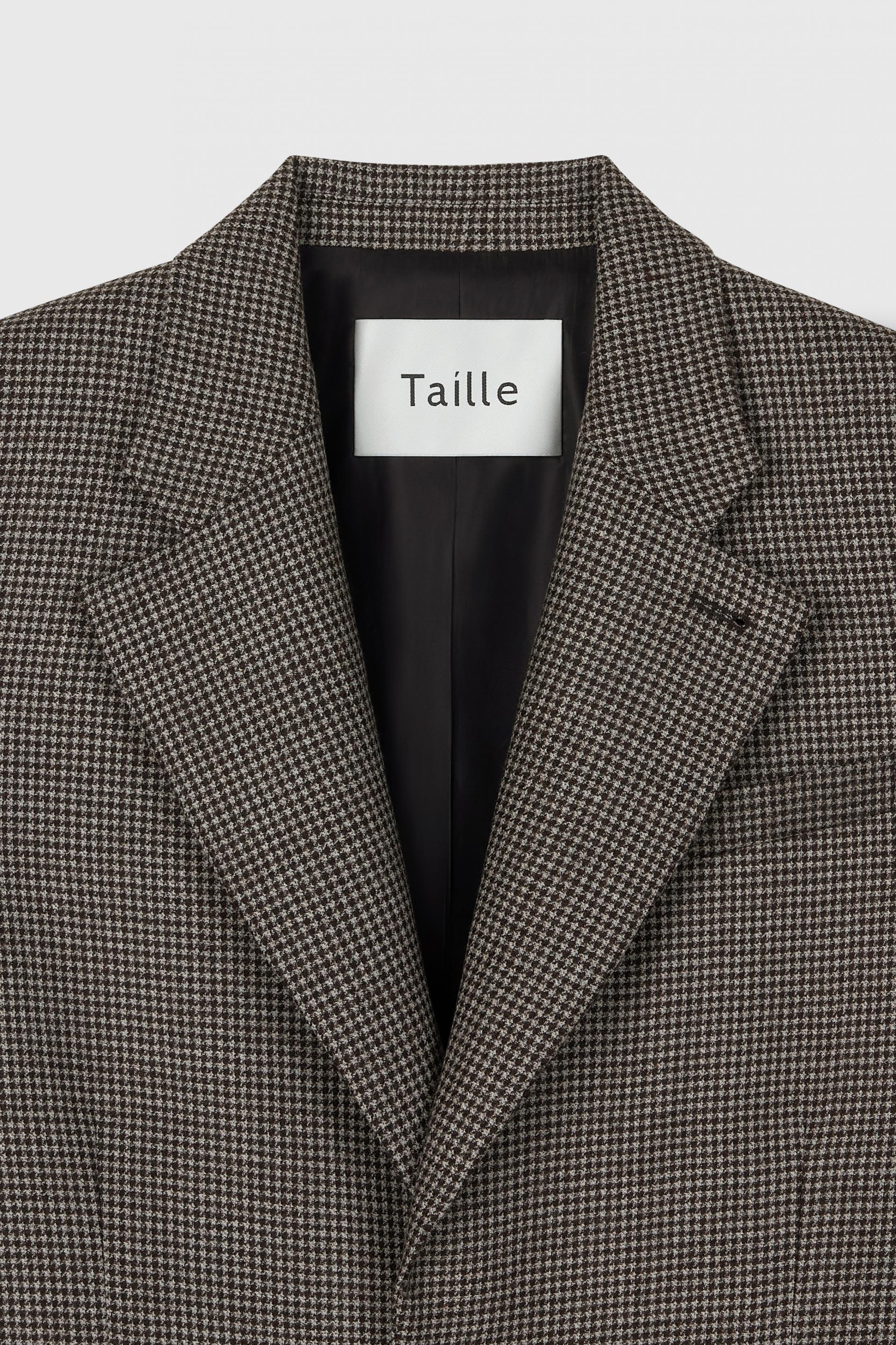 COLINE TAILORED JACKET ESPRESSO/ECRU