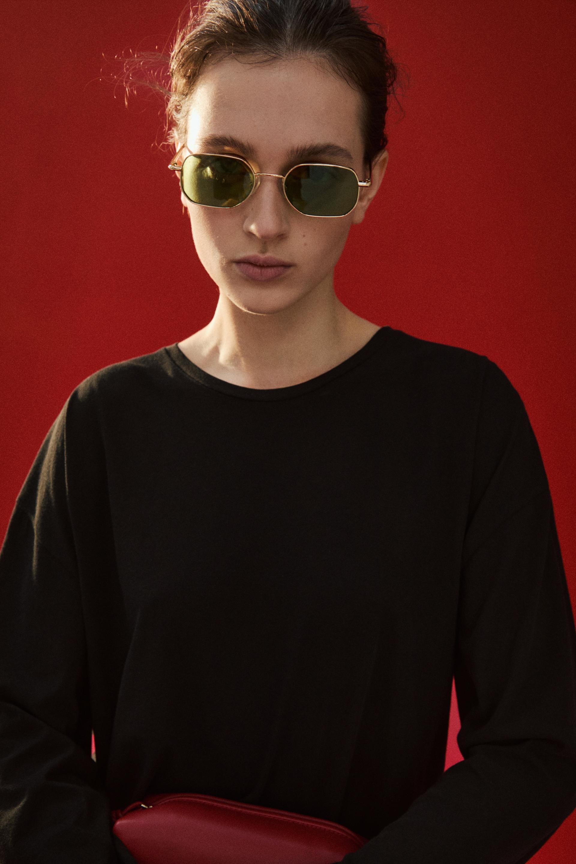 COTTON SILKY JERSEY TOP BLACK