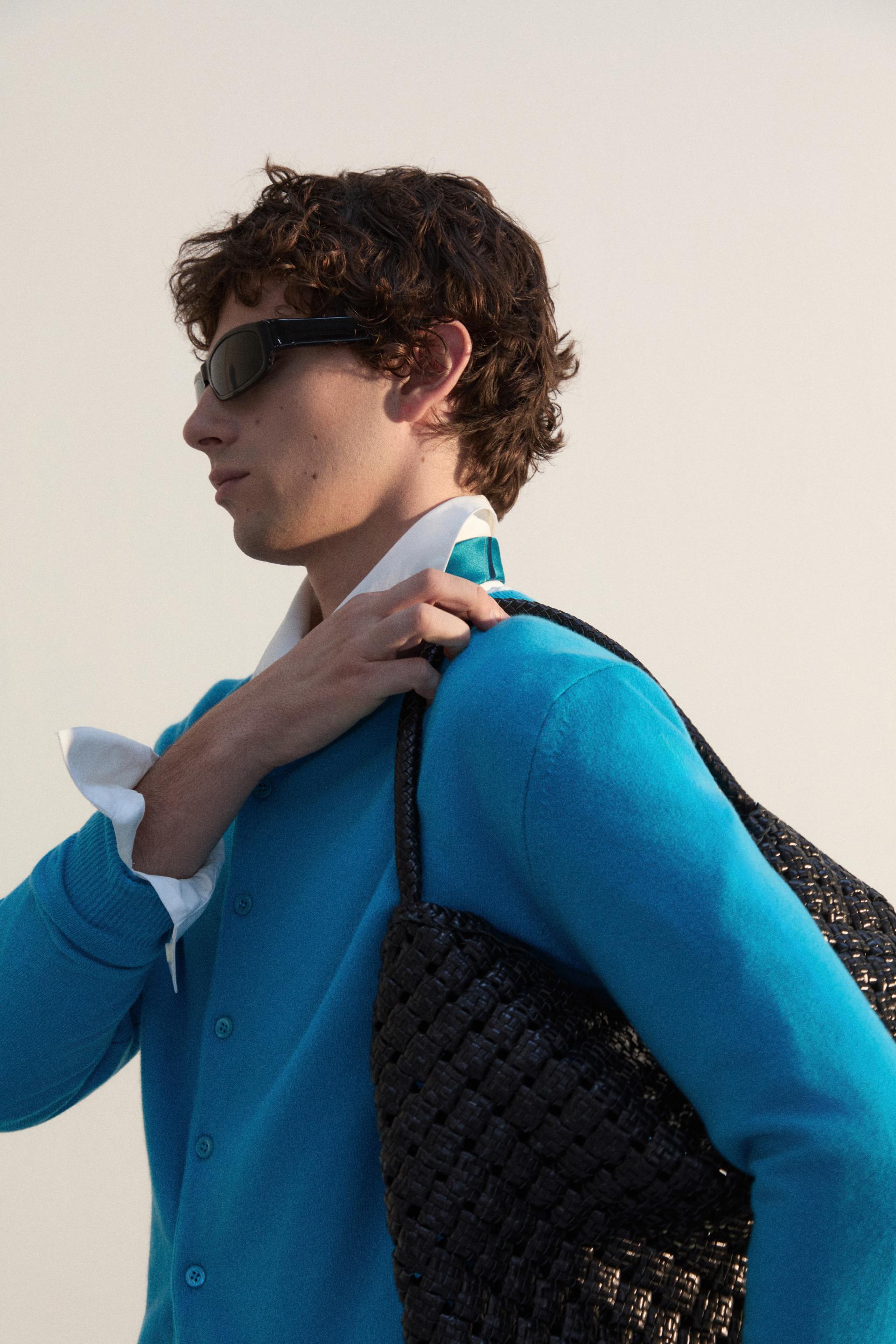 MERINO CLASSIC CARDIGAN TURQUOISE