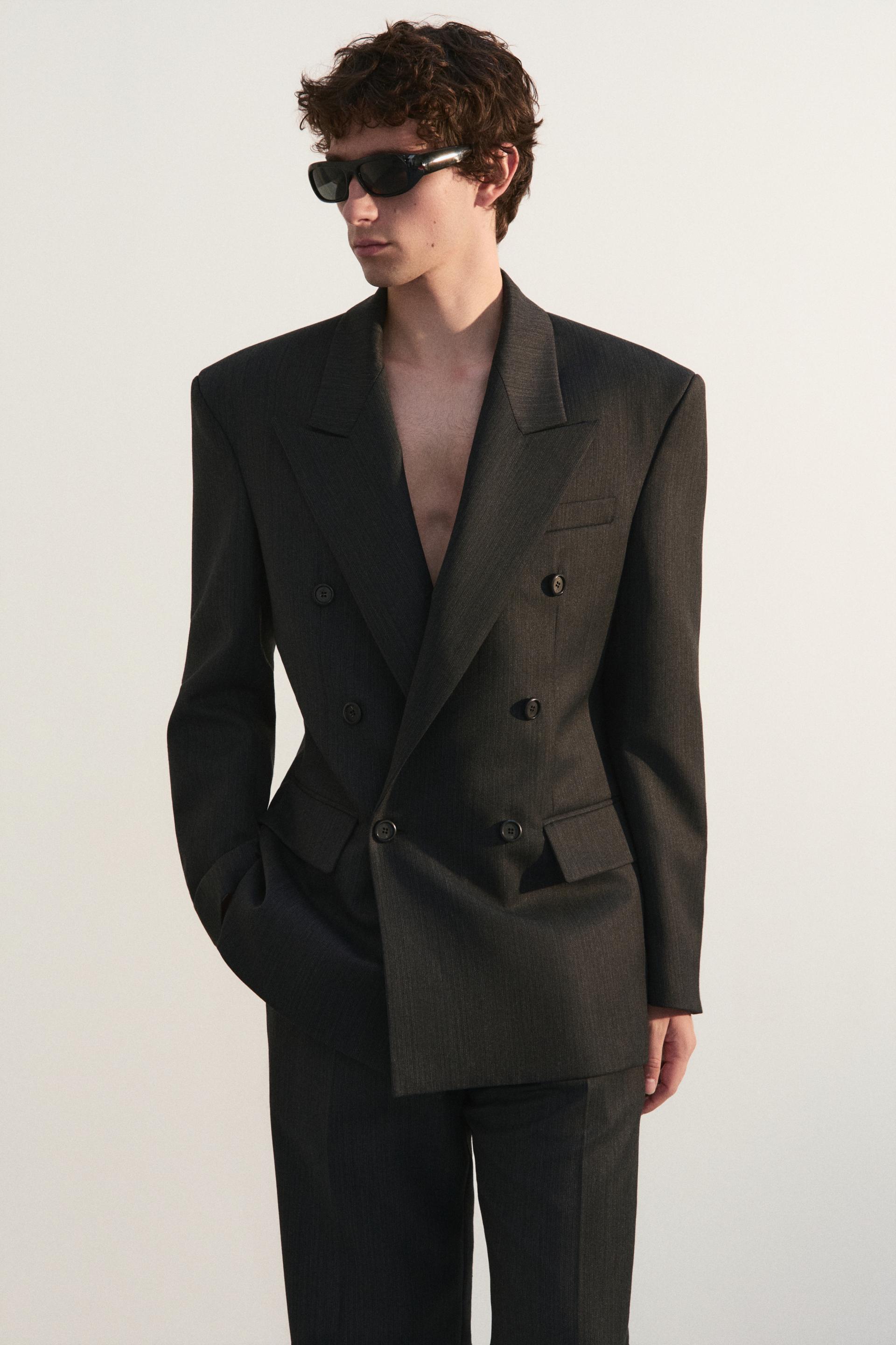 GALA TAILORED JACKET CAMPTON GREY STRIPE