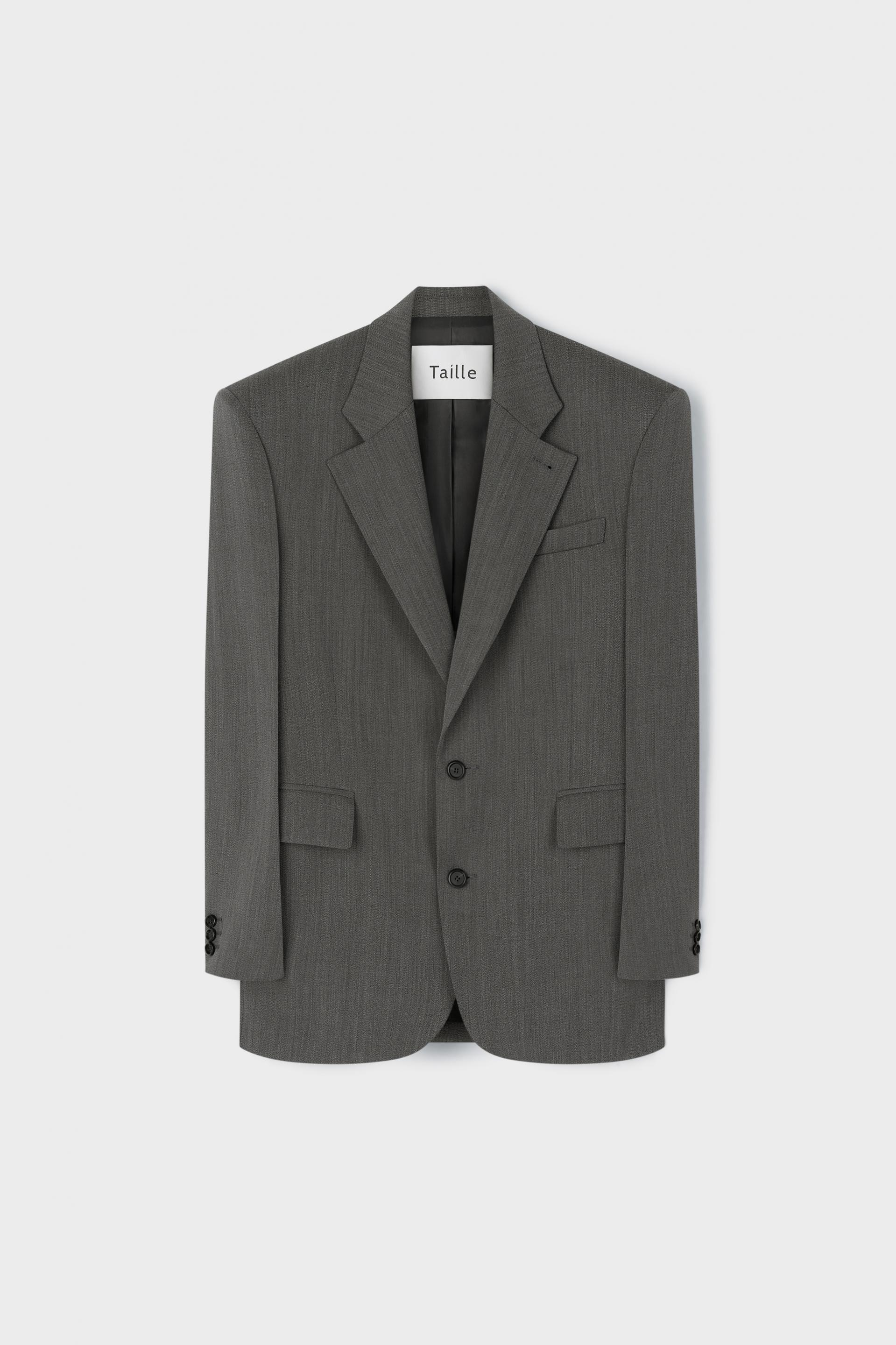 COLINE TAILORED JACKET CONCRETE