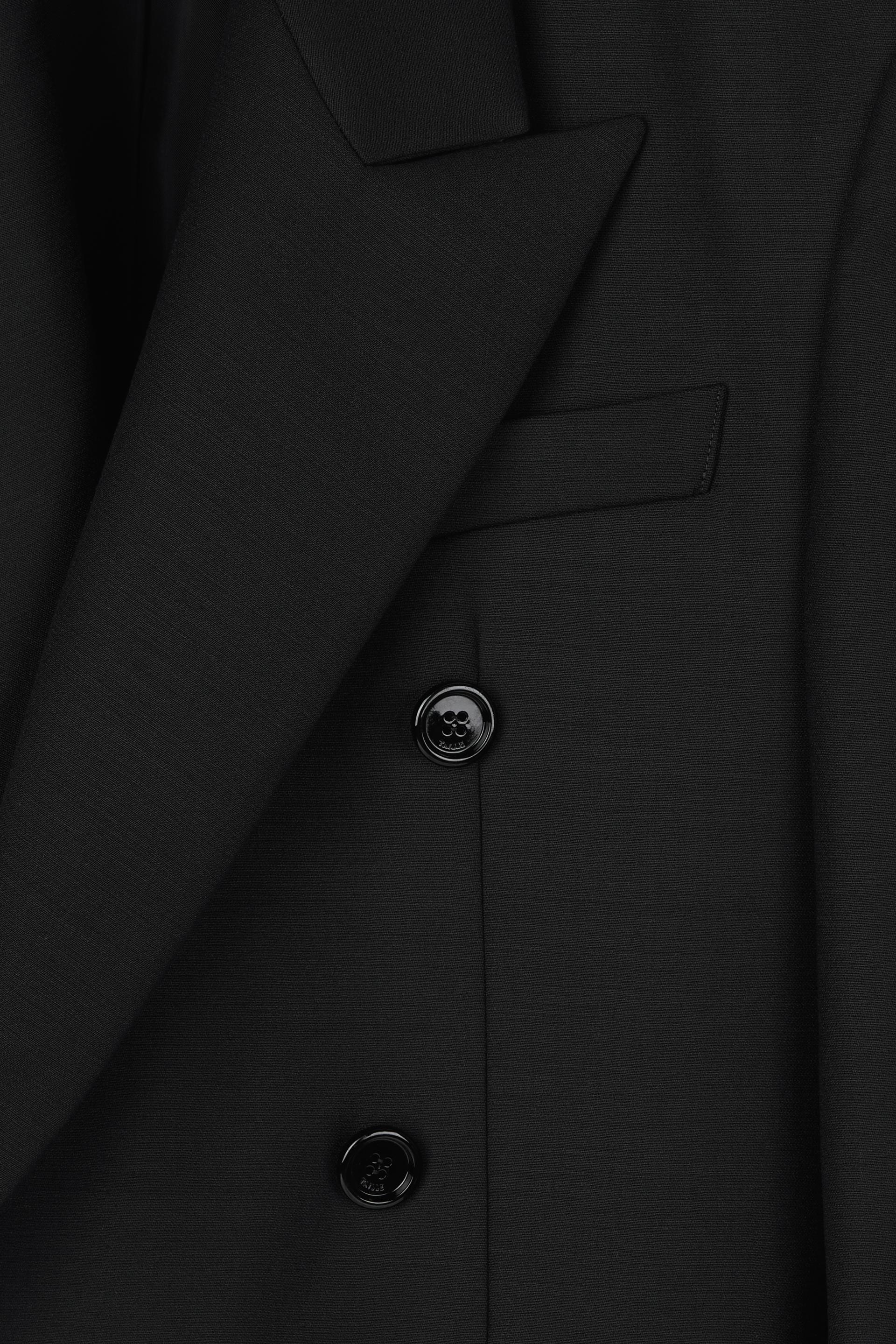 GALA TAILORED JACKET SATIN BLACK