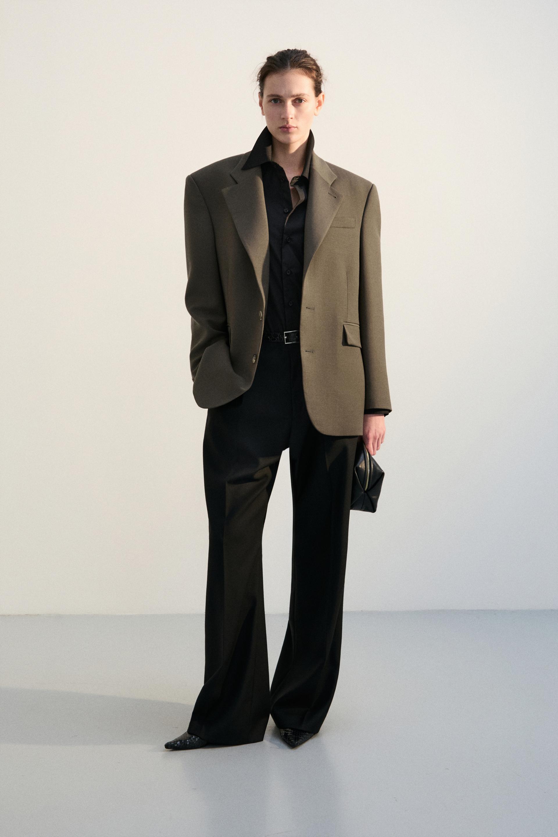 COLINE TAILORED JACKET DARK CEDAR